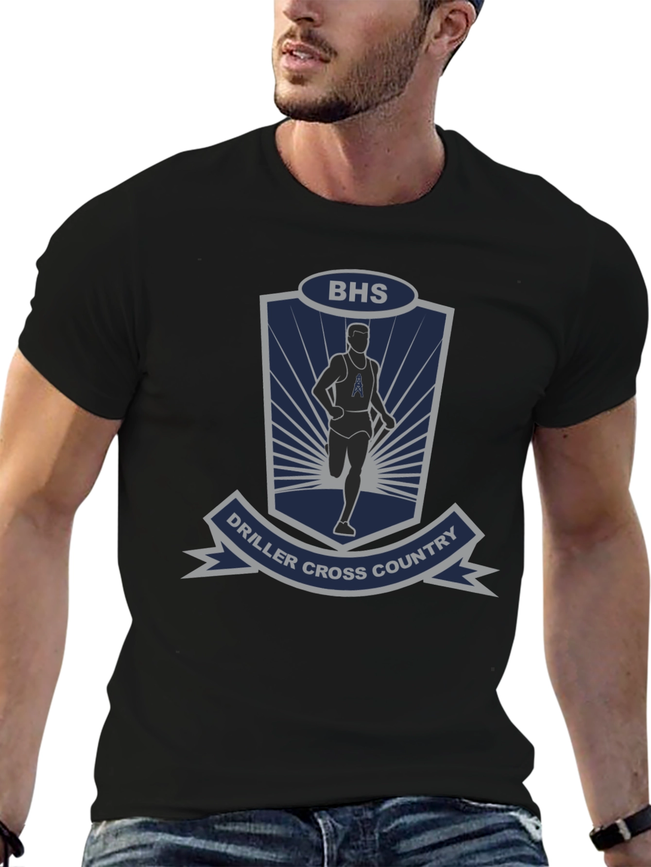 Driller Cross Country Graphic Tee - BHS Running Shirt