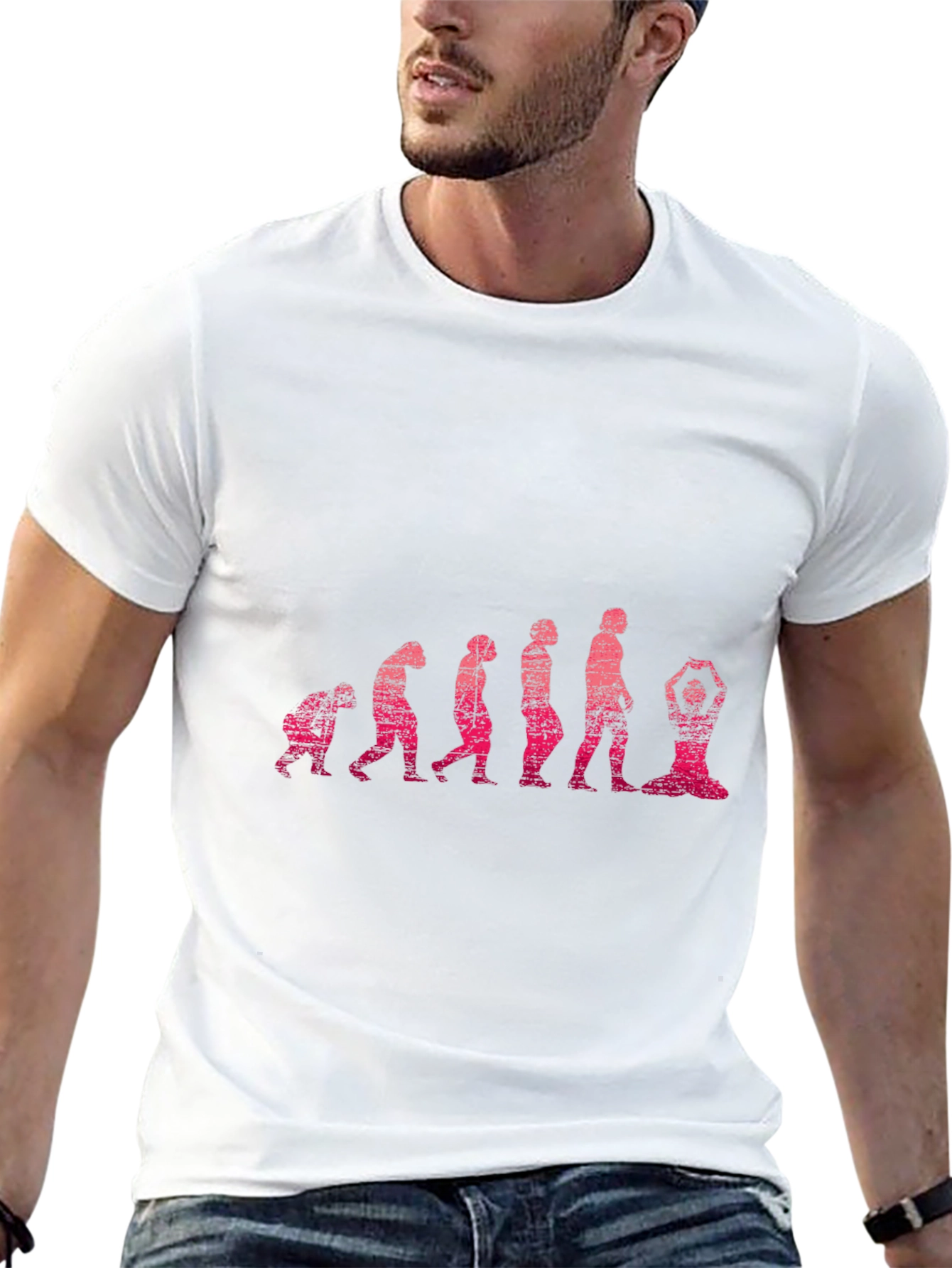 Yoga Evolution Graphic Tee - Mens Black T-Shirt