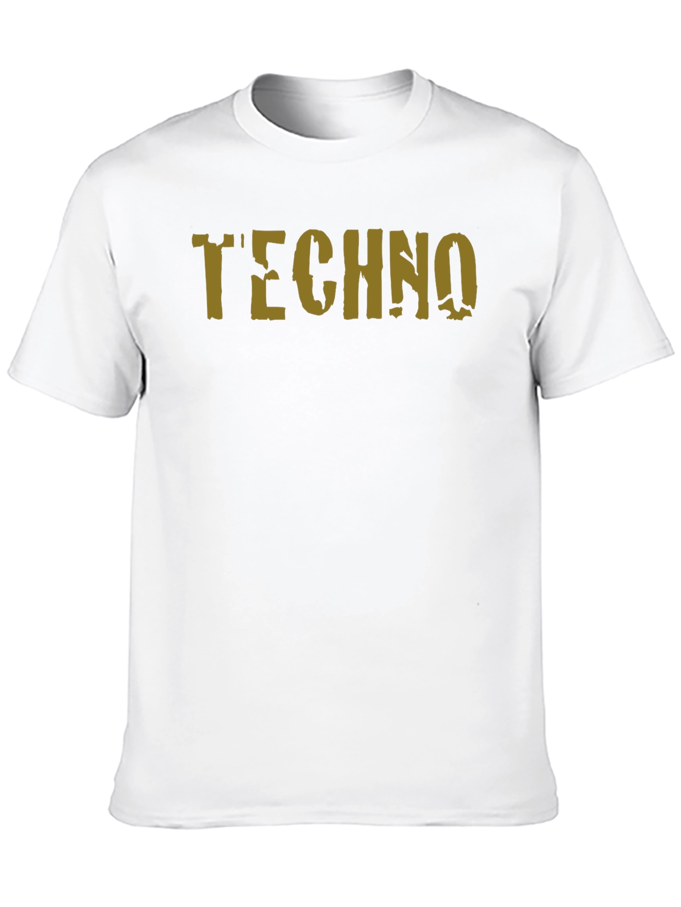 Techno Graphic Print T-Shirt - Black