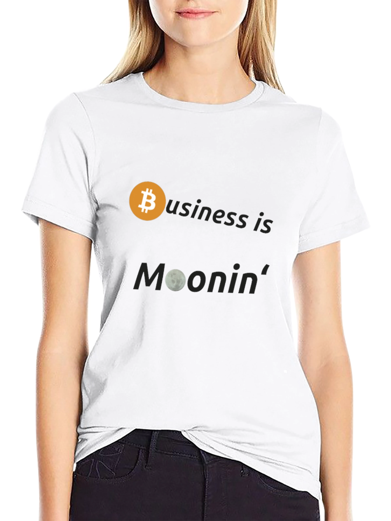 Bitcoin Moonin T-Shirt - Crypto Business