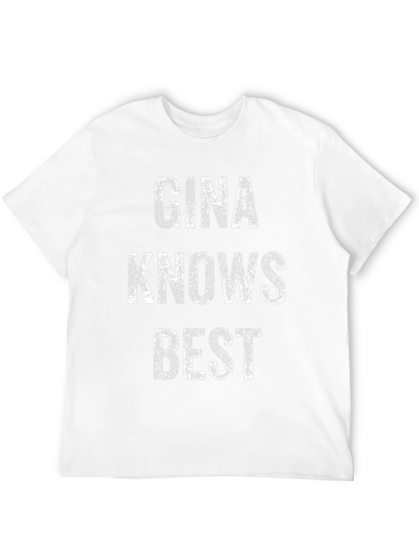 Gina Knows Best Black Graphic Tee