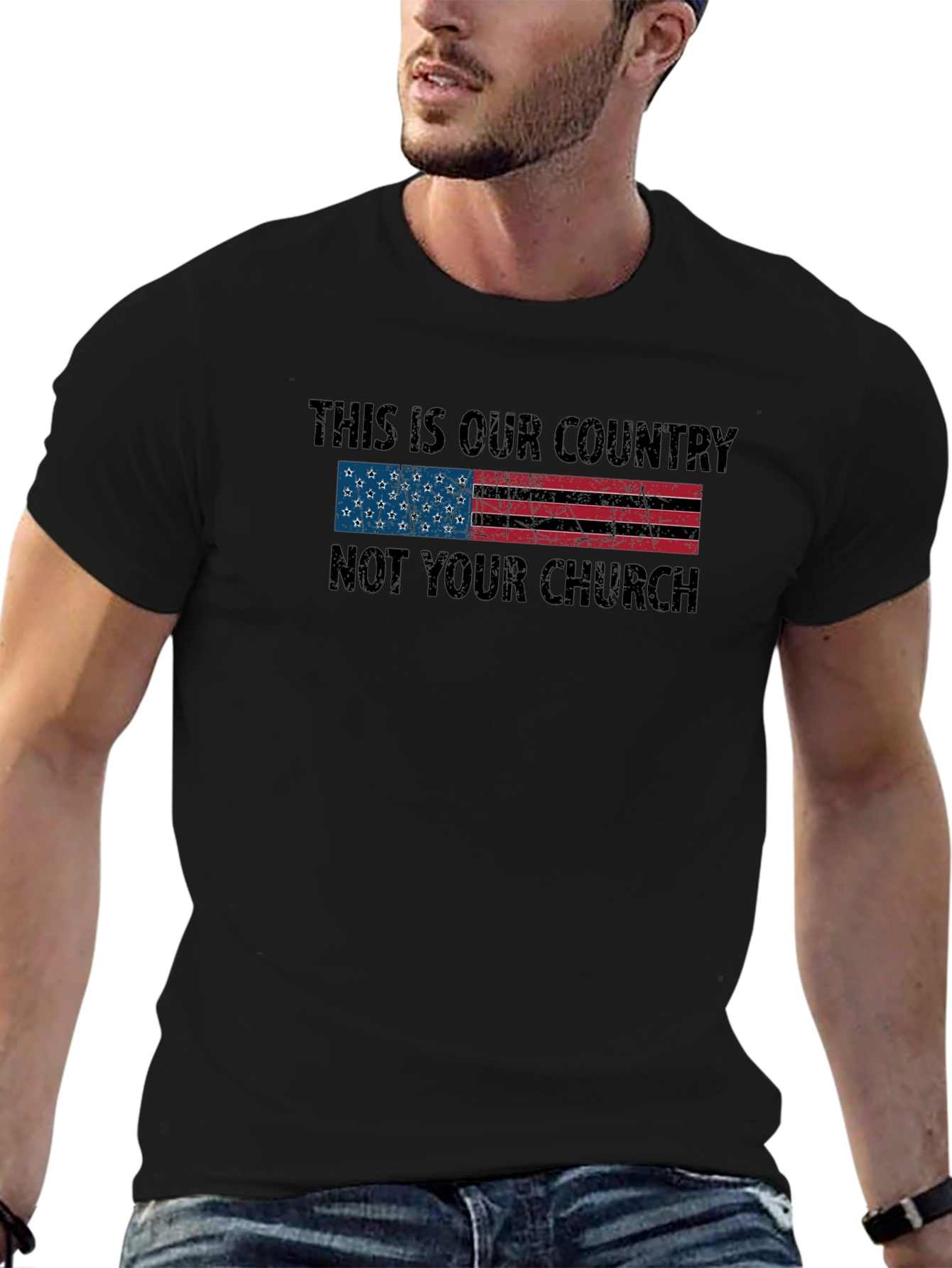 This is Our Country T-Shirt - American Flag Design