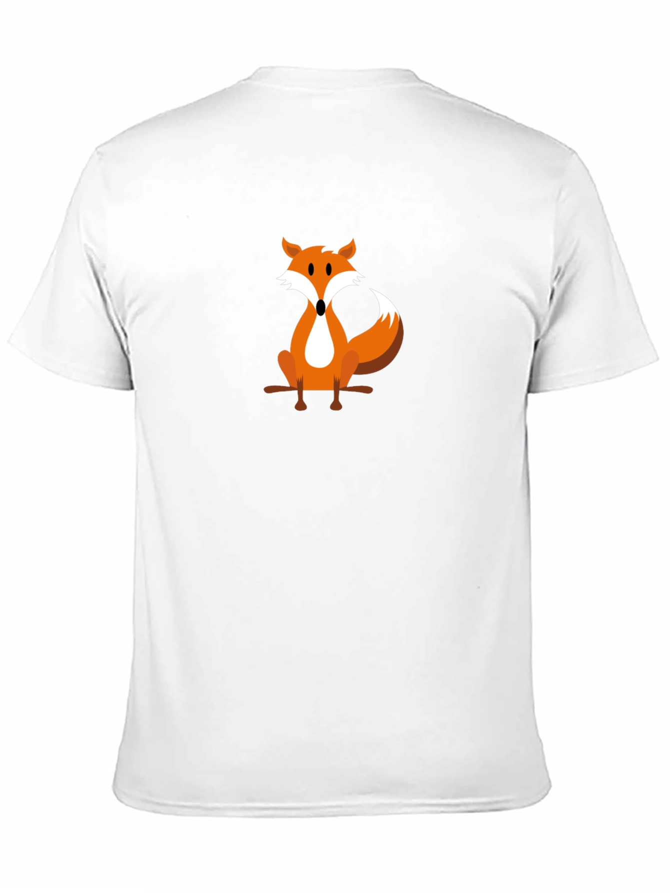 Fox Graphic Tee - Black Cotton T-Shirt