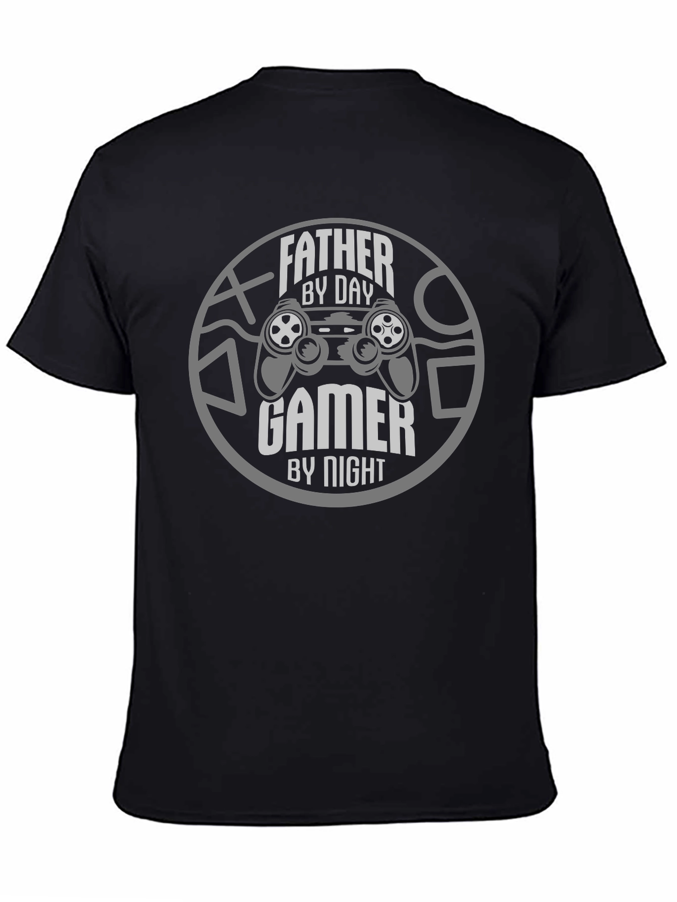Father By Day Gamer By Night Graphic Tee