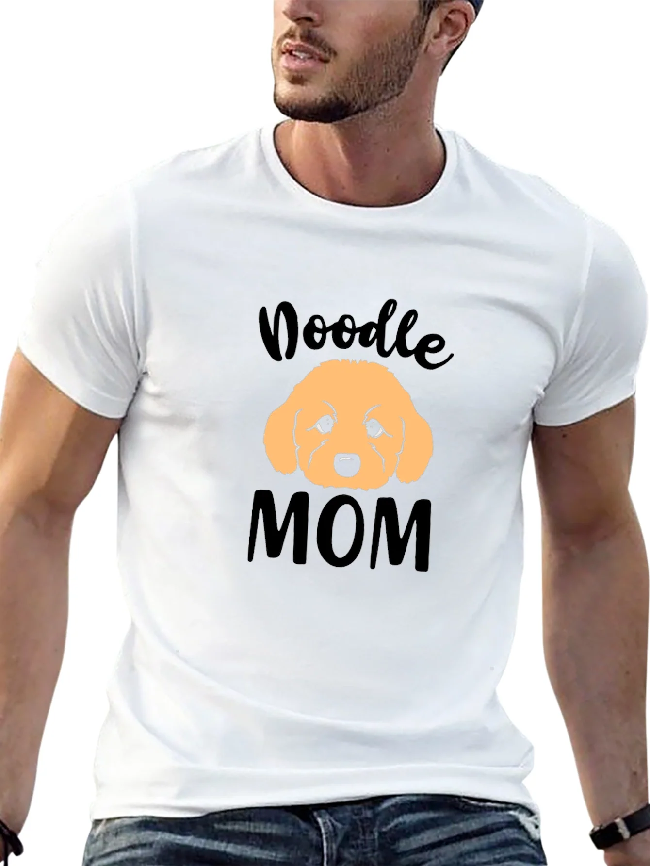 Doodle Mom Black T-Shirt