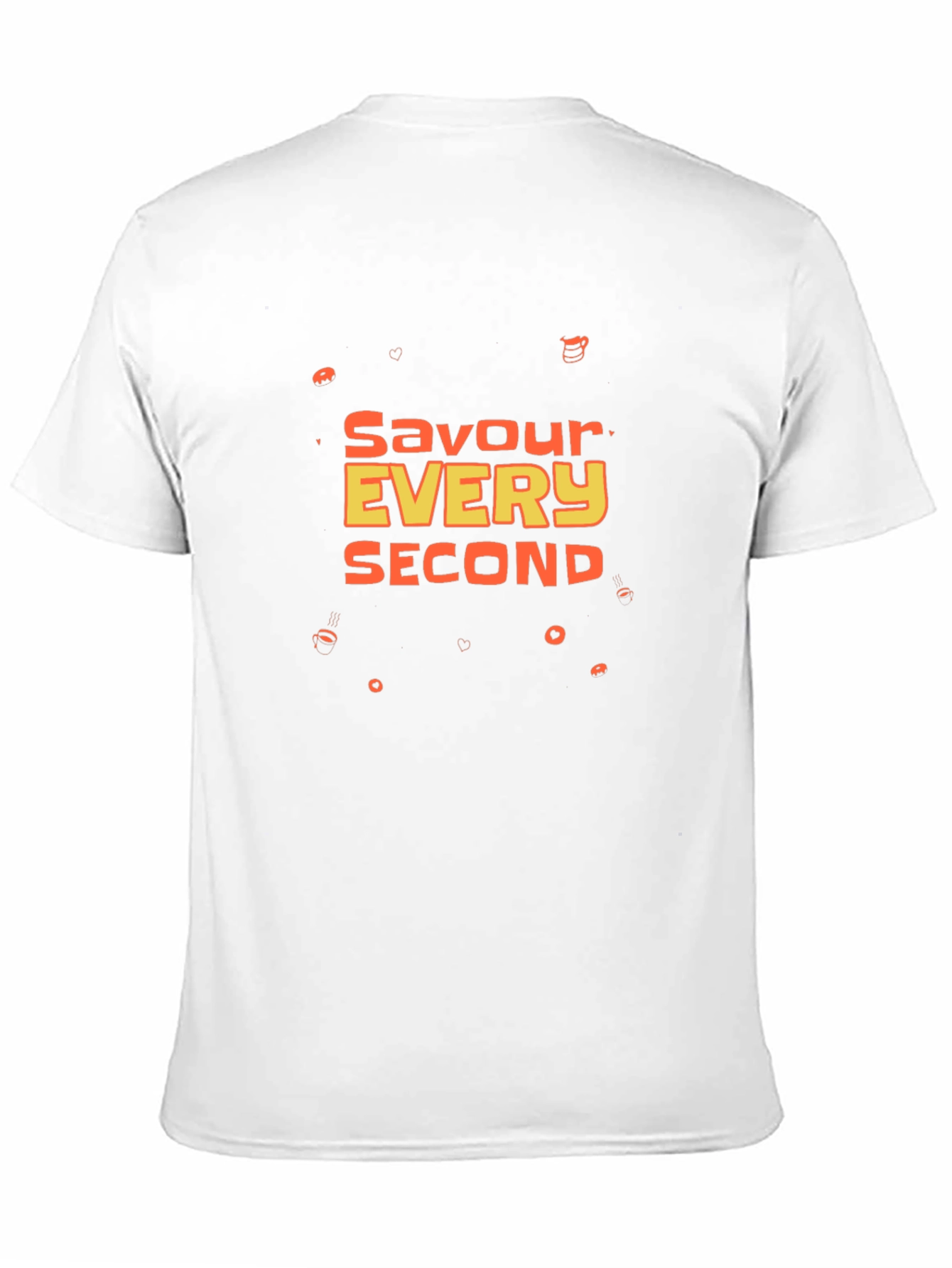 Savour Every Second Graphic Tee - Black
