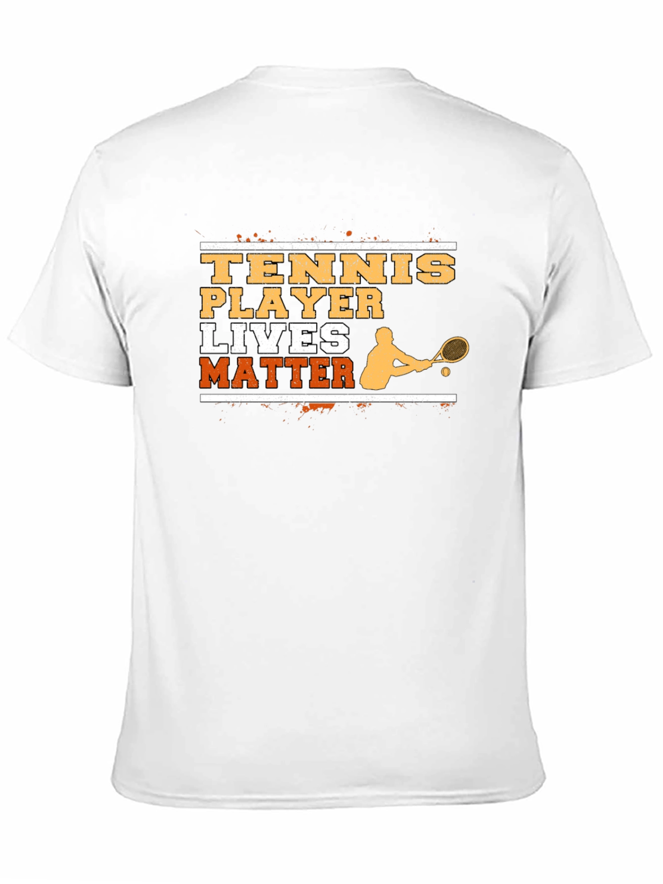 Tennis Player Lives Matter Graphic T-Shirt