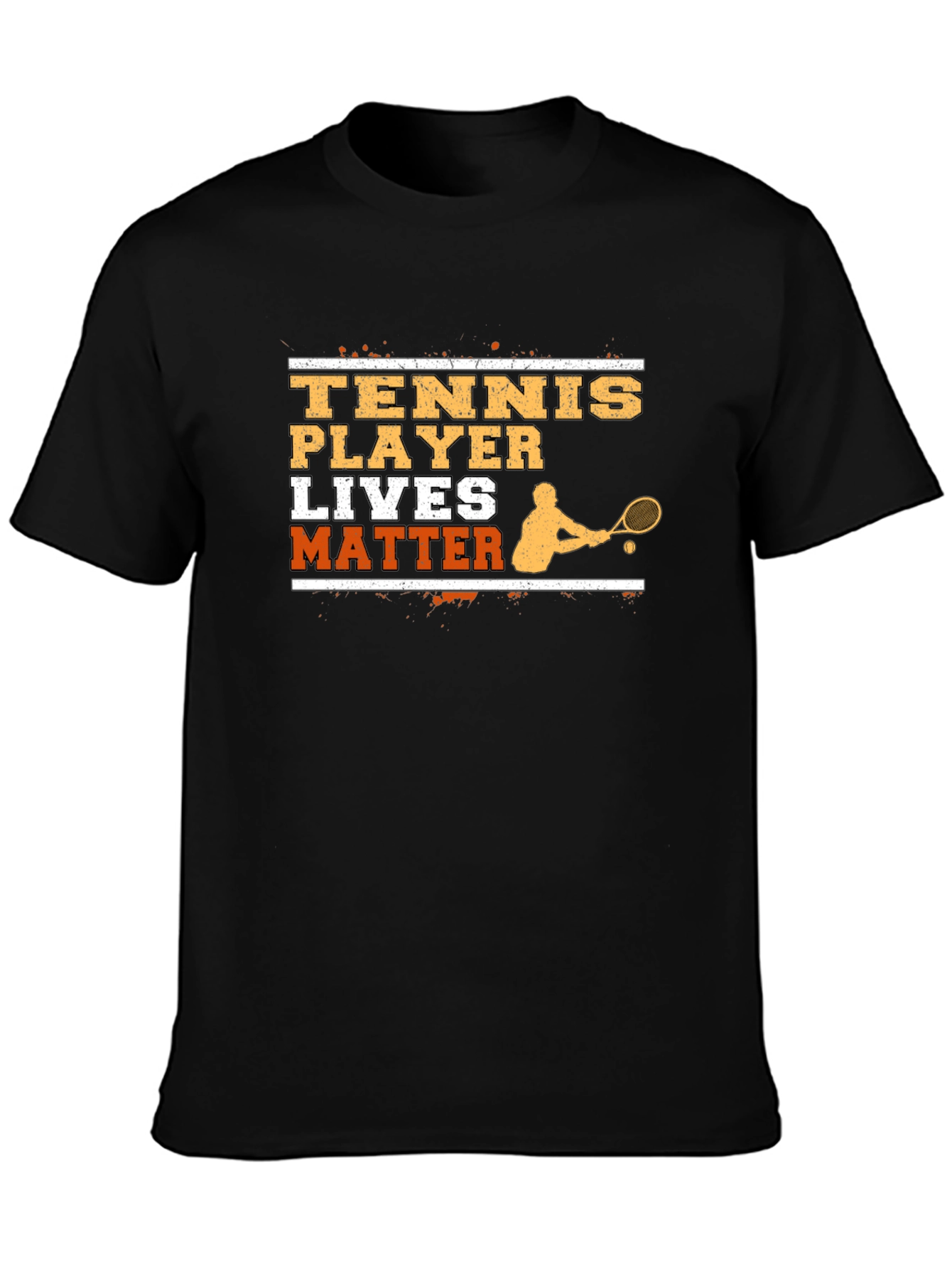 Tennis Player Lives Matter Graphic T-Shirt