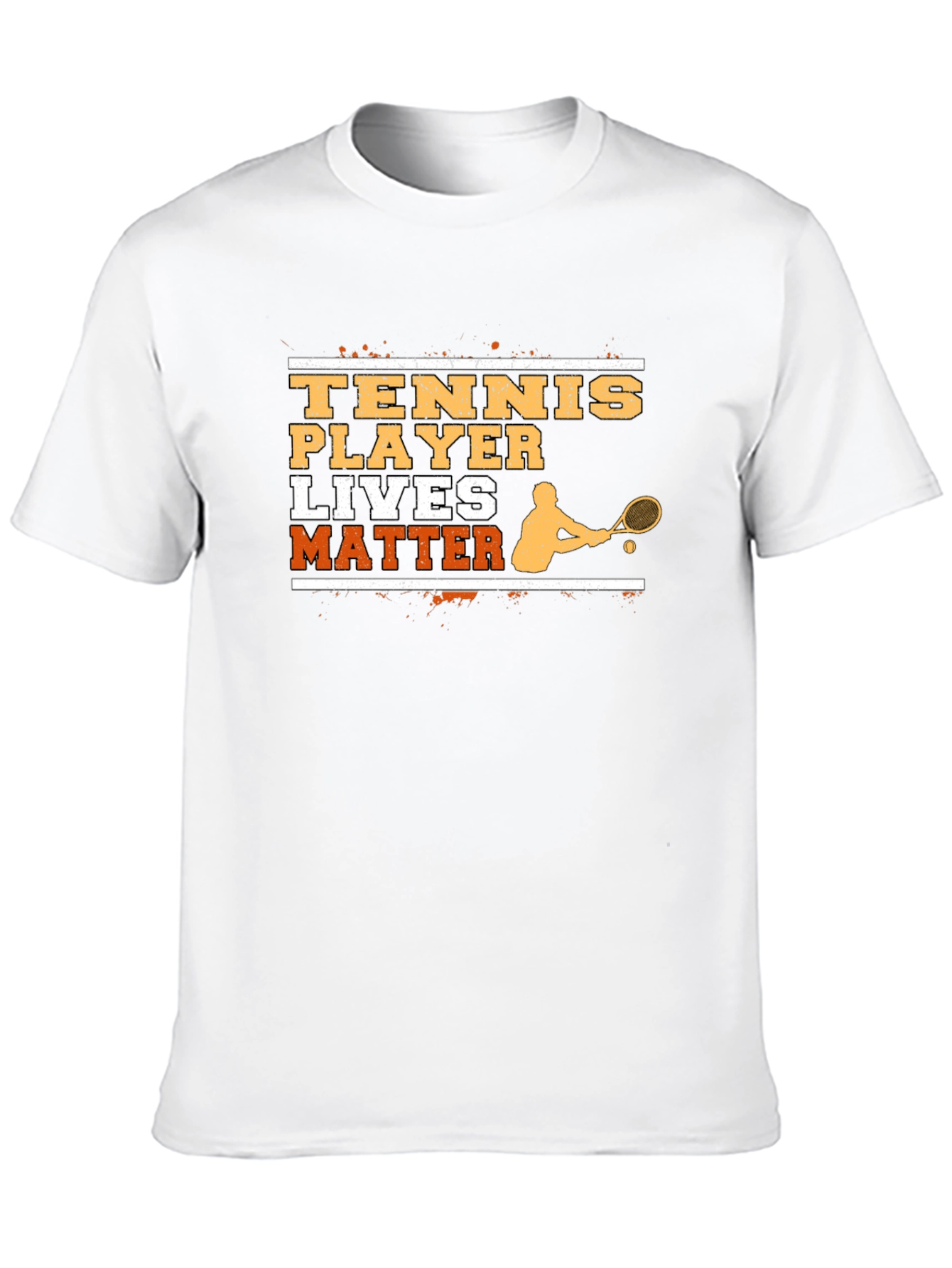 Tennis Player Lives Matter Graphic T-Shirt