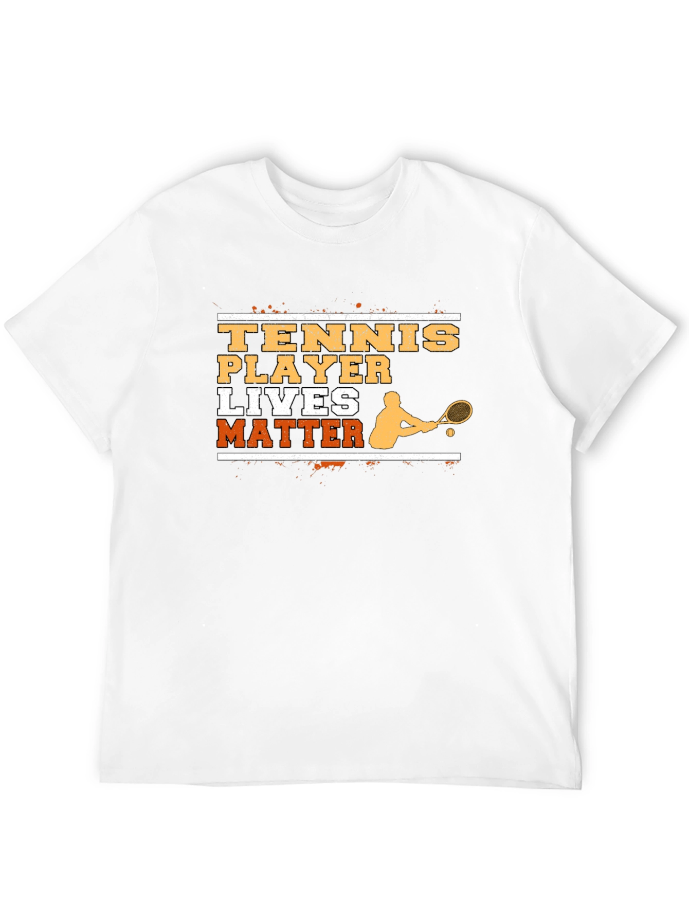 Tennis Player Lives Matter Graphic T-Shirt