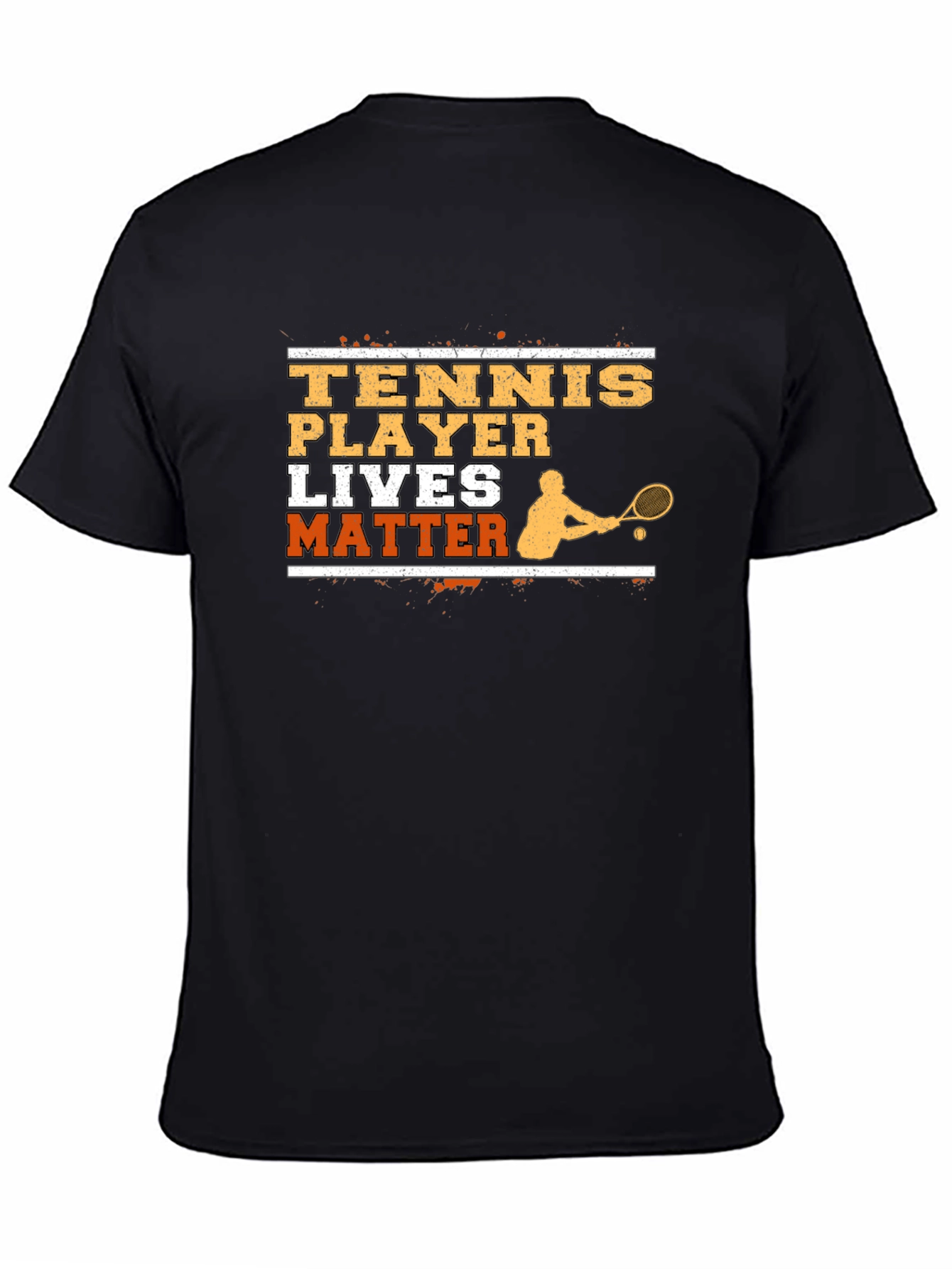 Tennis Player Lives Matter Graphic T-Shirt