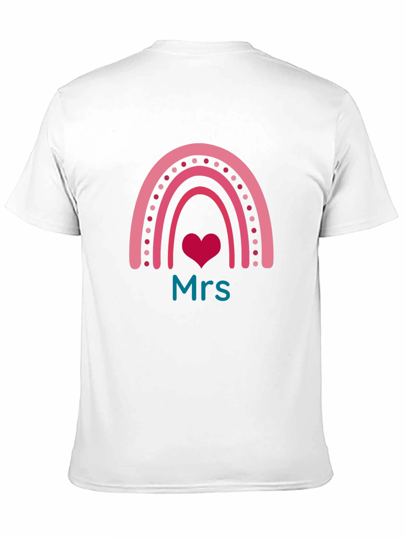Mrs. Rainbow Heart T-Shirt