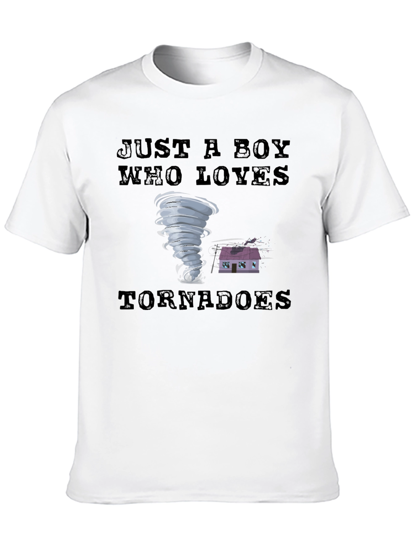 Just a Boy Who Loves Tornadoes T-Shirt