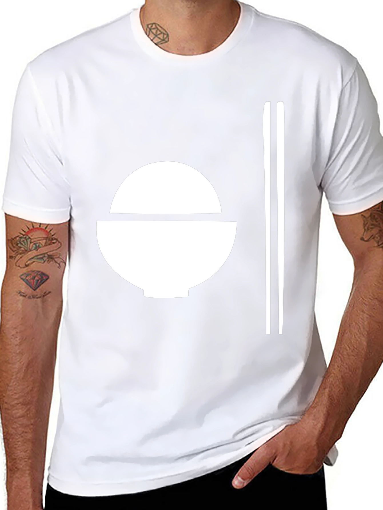 Minimalist Rice Bowl T-Shirt