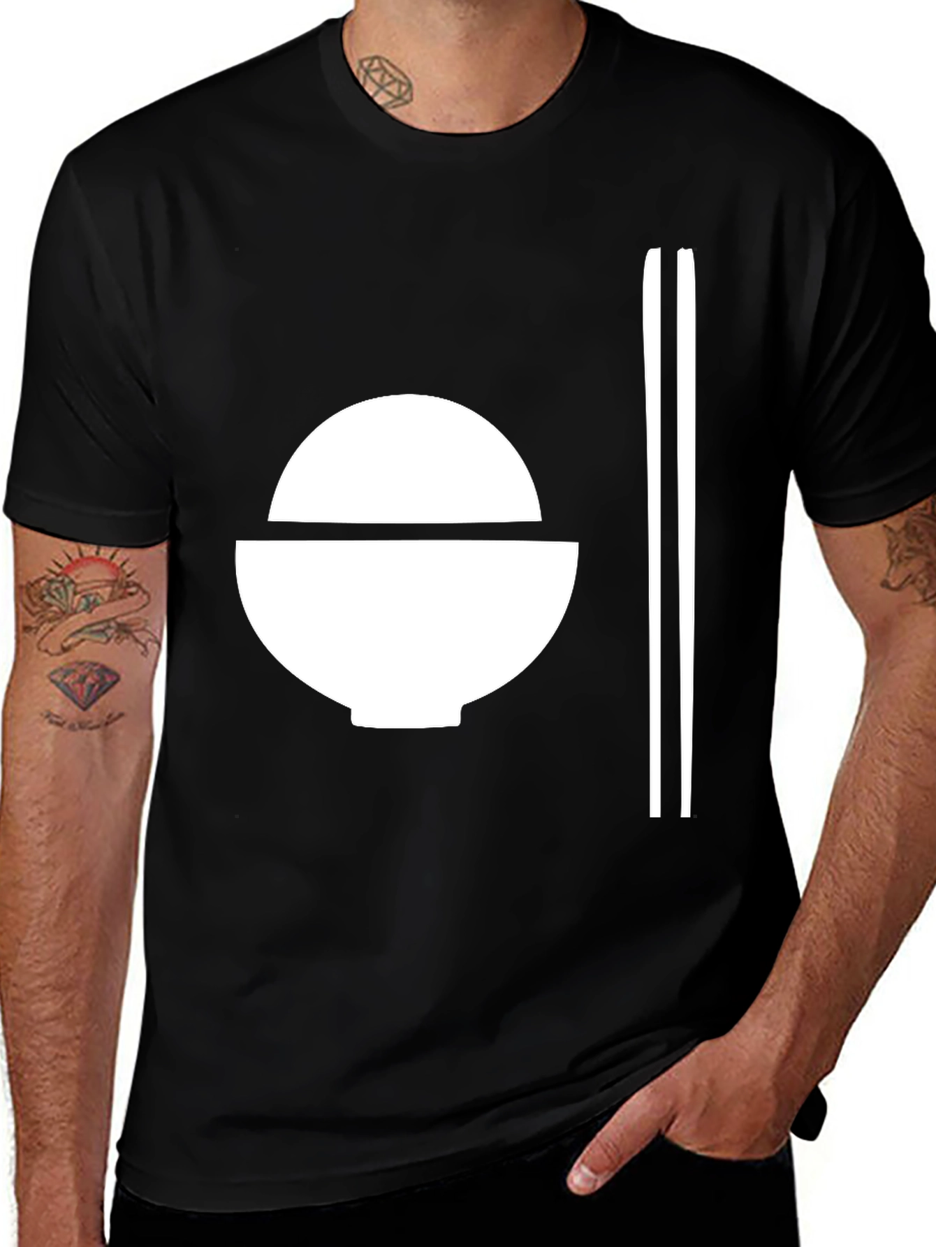 Minimalist Rice Bowl T-Shirt