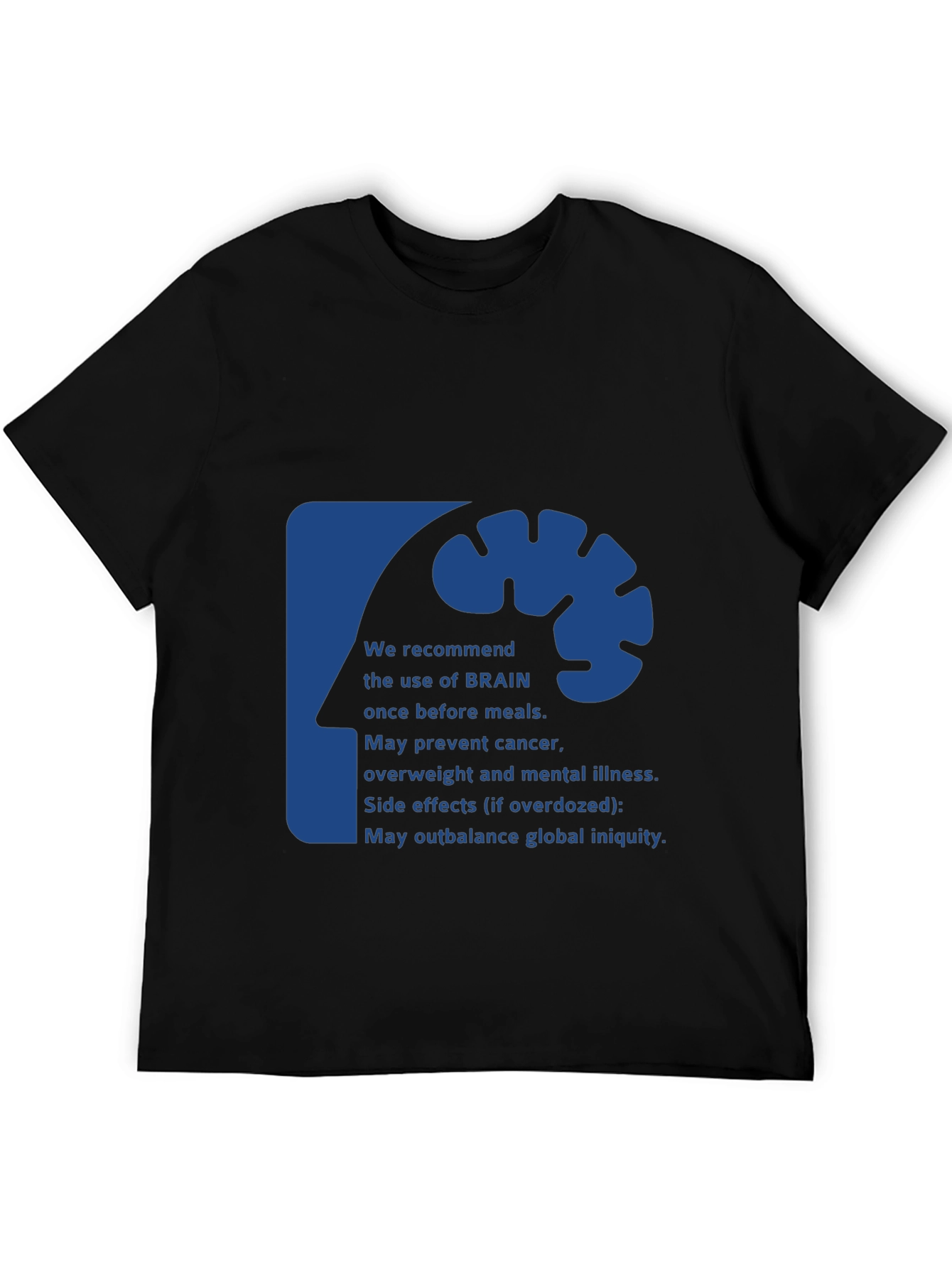 Brain Use Recommendation Graphic Tee