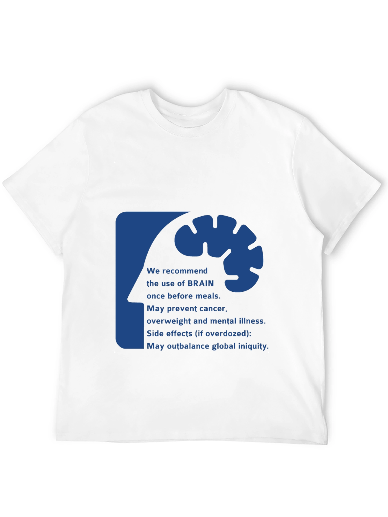 Brain Use Recommendation Graphic Tee