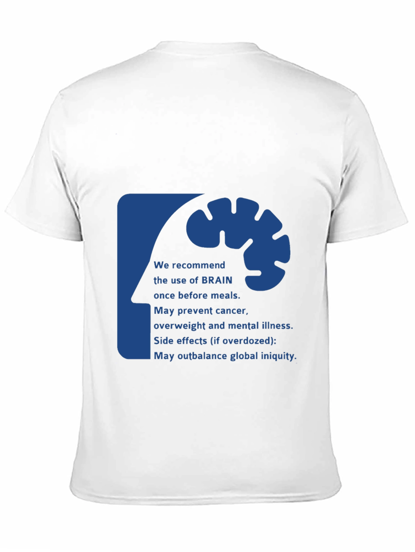 Brain Use Recommendation Graphic Tee