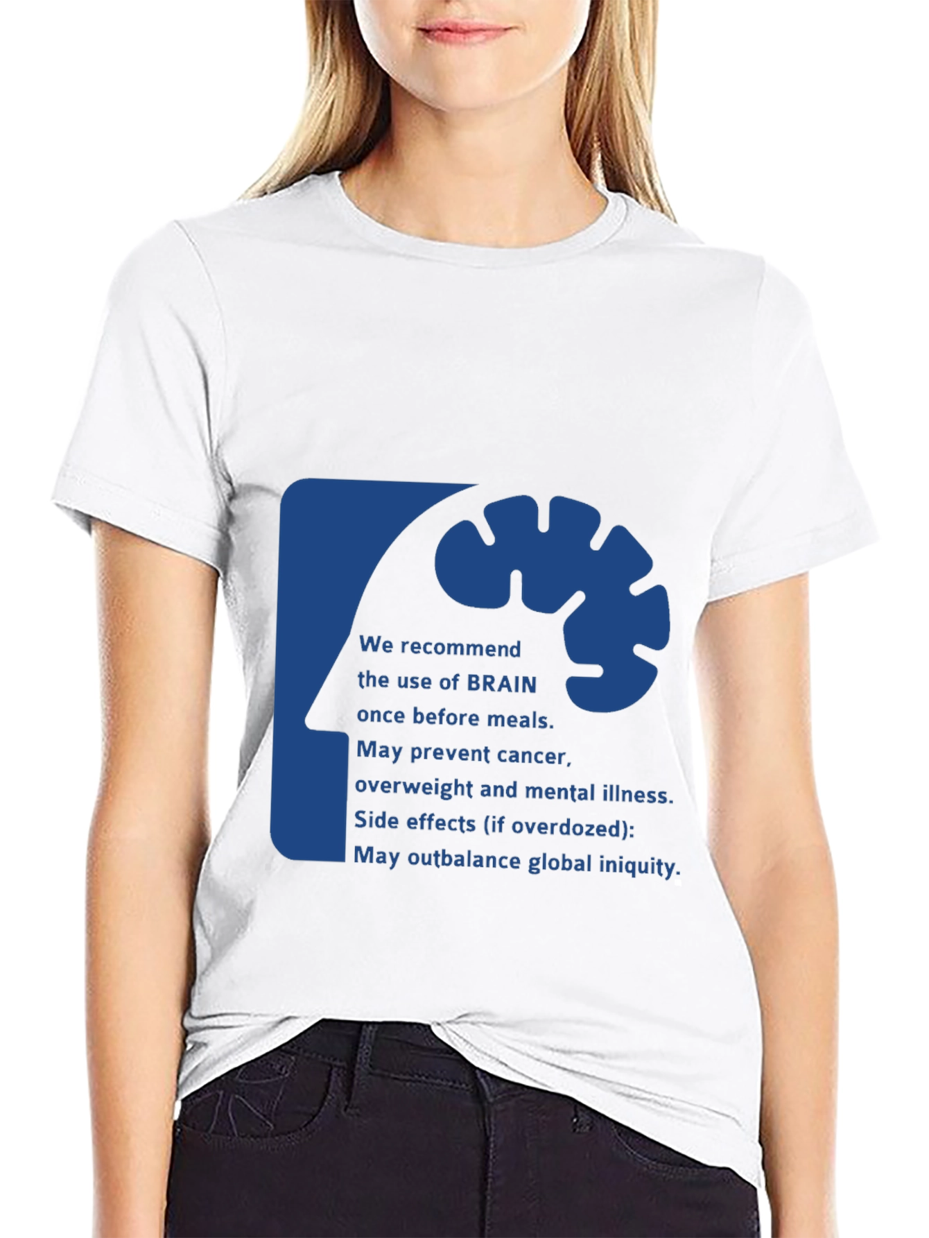 Brain Use Recommendation Graphic Tee