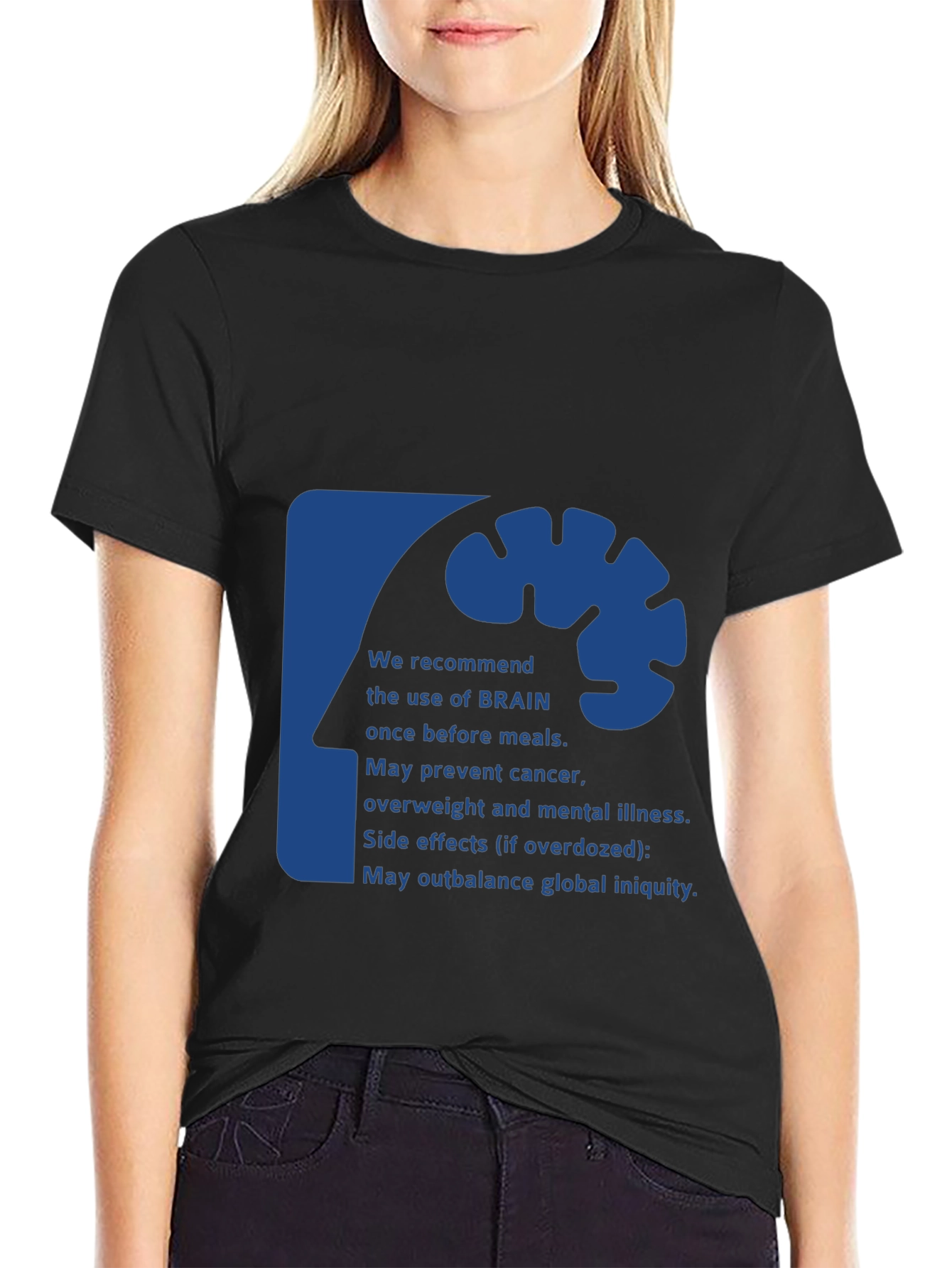 Brain Use Recommendation Graphic Tee