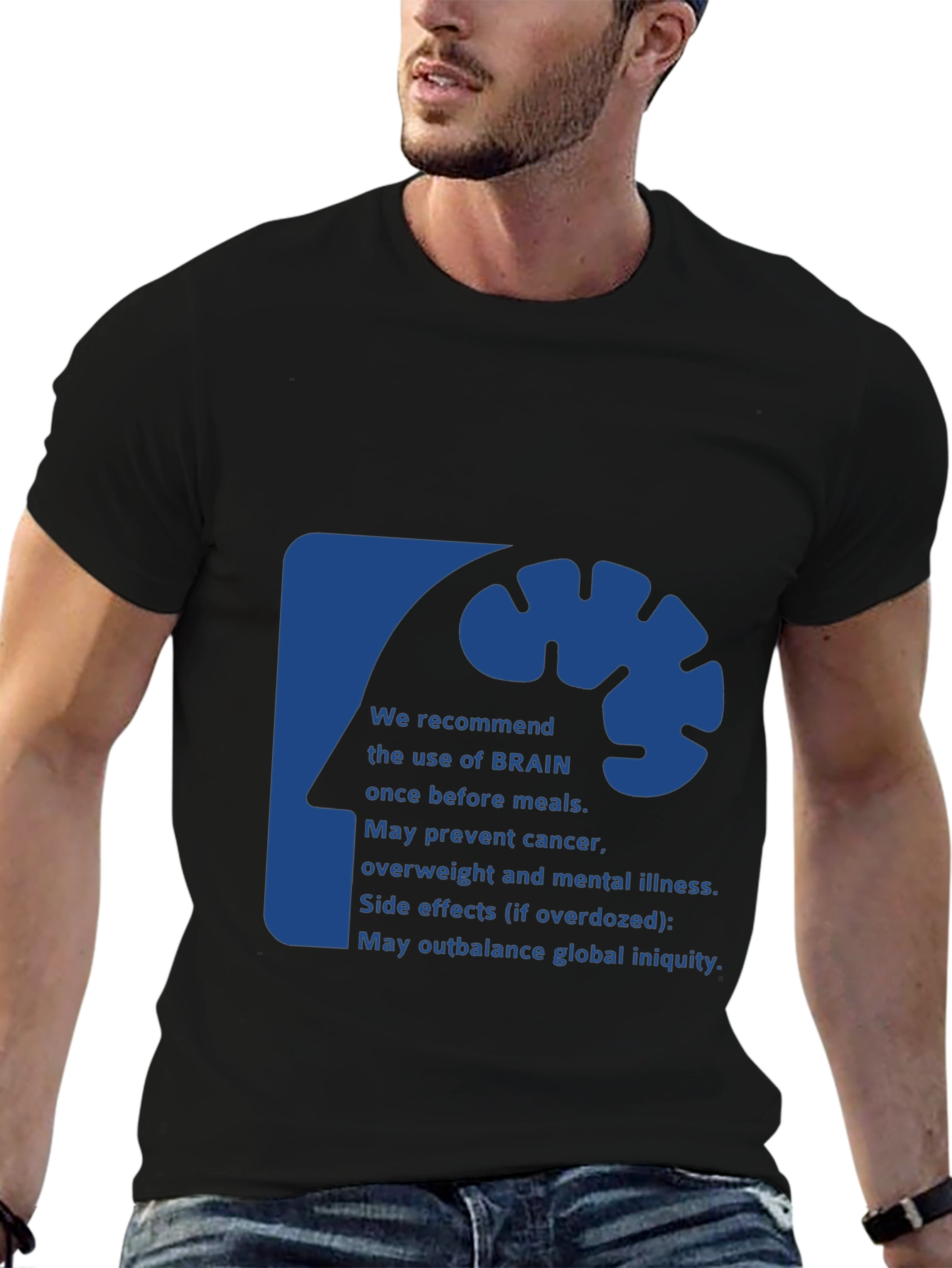 Brain Use Recommendation Graphic Tee