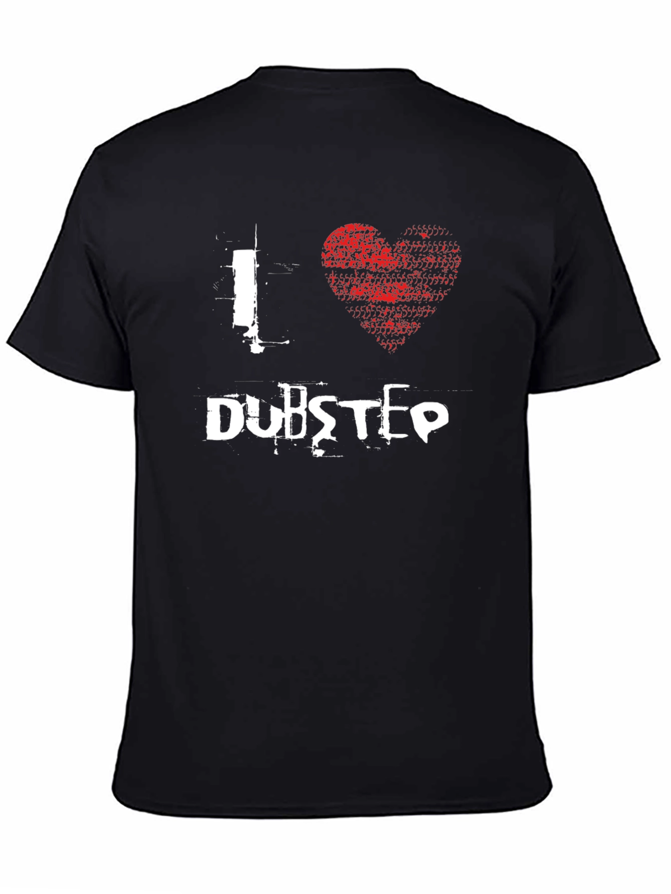 I Heart Dubstep Black Graphic Tee