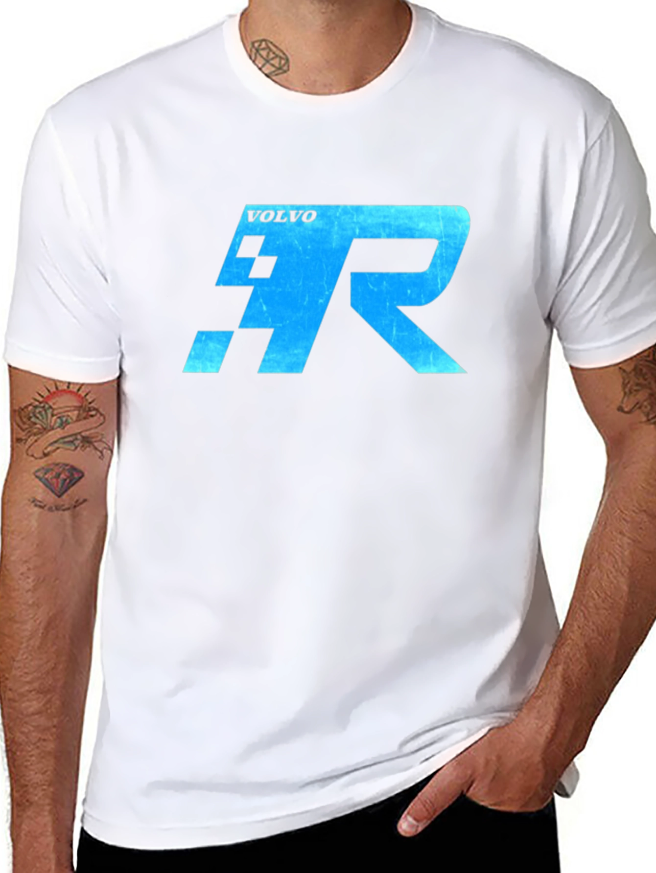 Volvo R T-Shirt - Black Automotive Enthusiast Tee