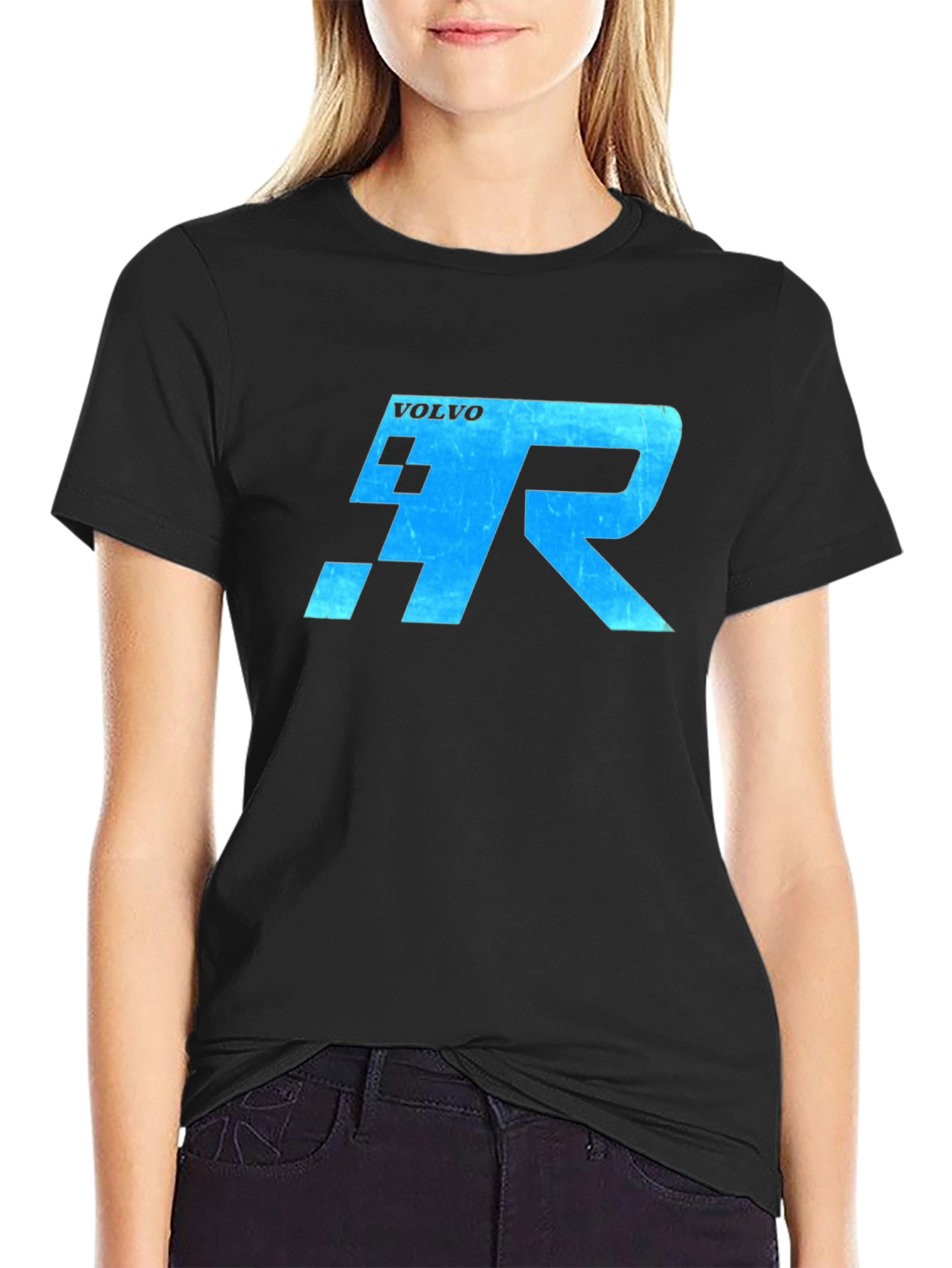 Volvo R T-Shirt - Black Automotive Enthusiast Tee