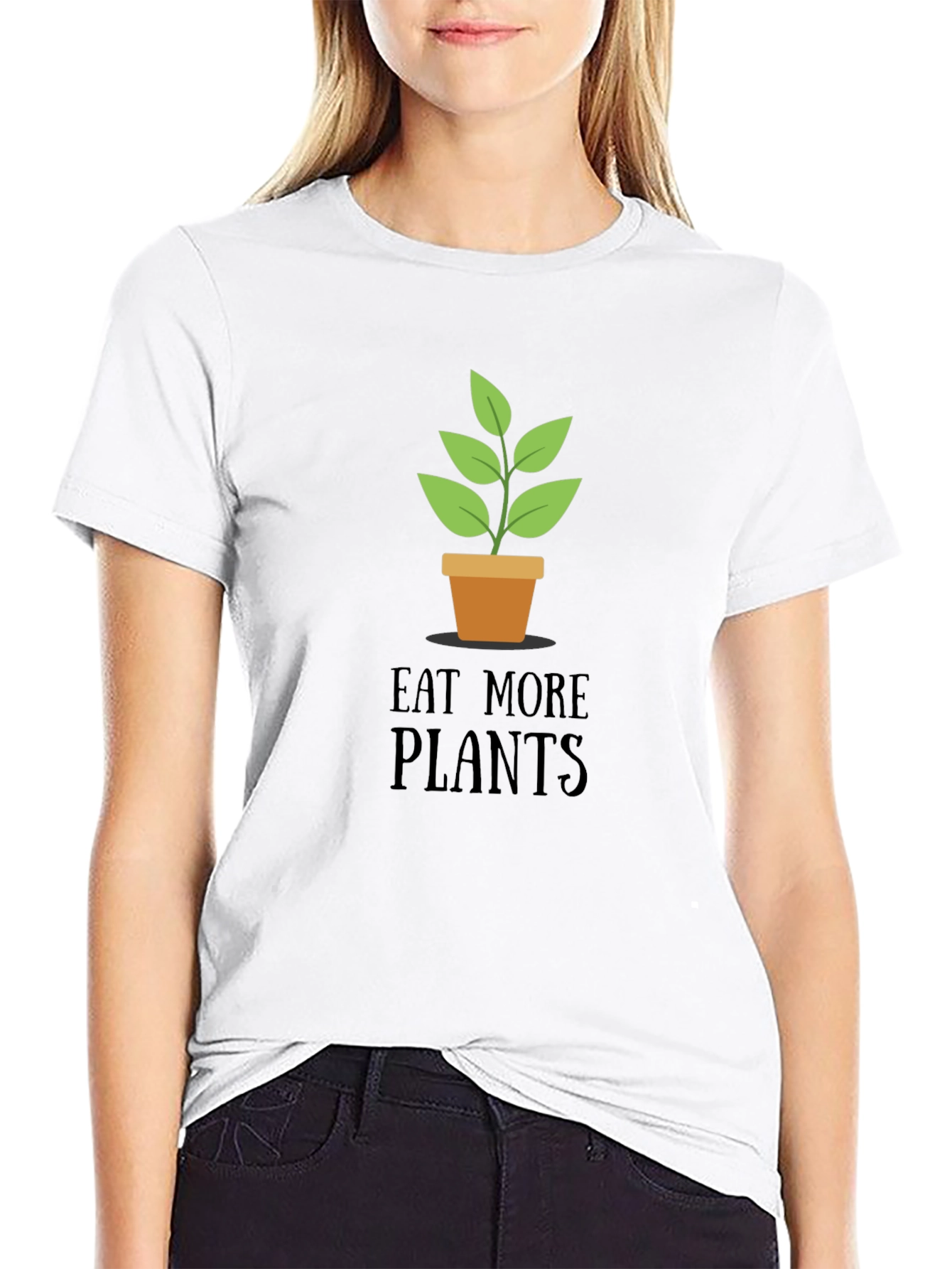 Eat More Plants T-Shirt - Vegan Friendly Tee