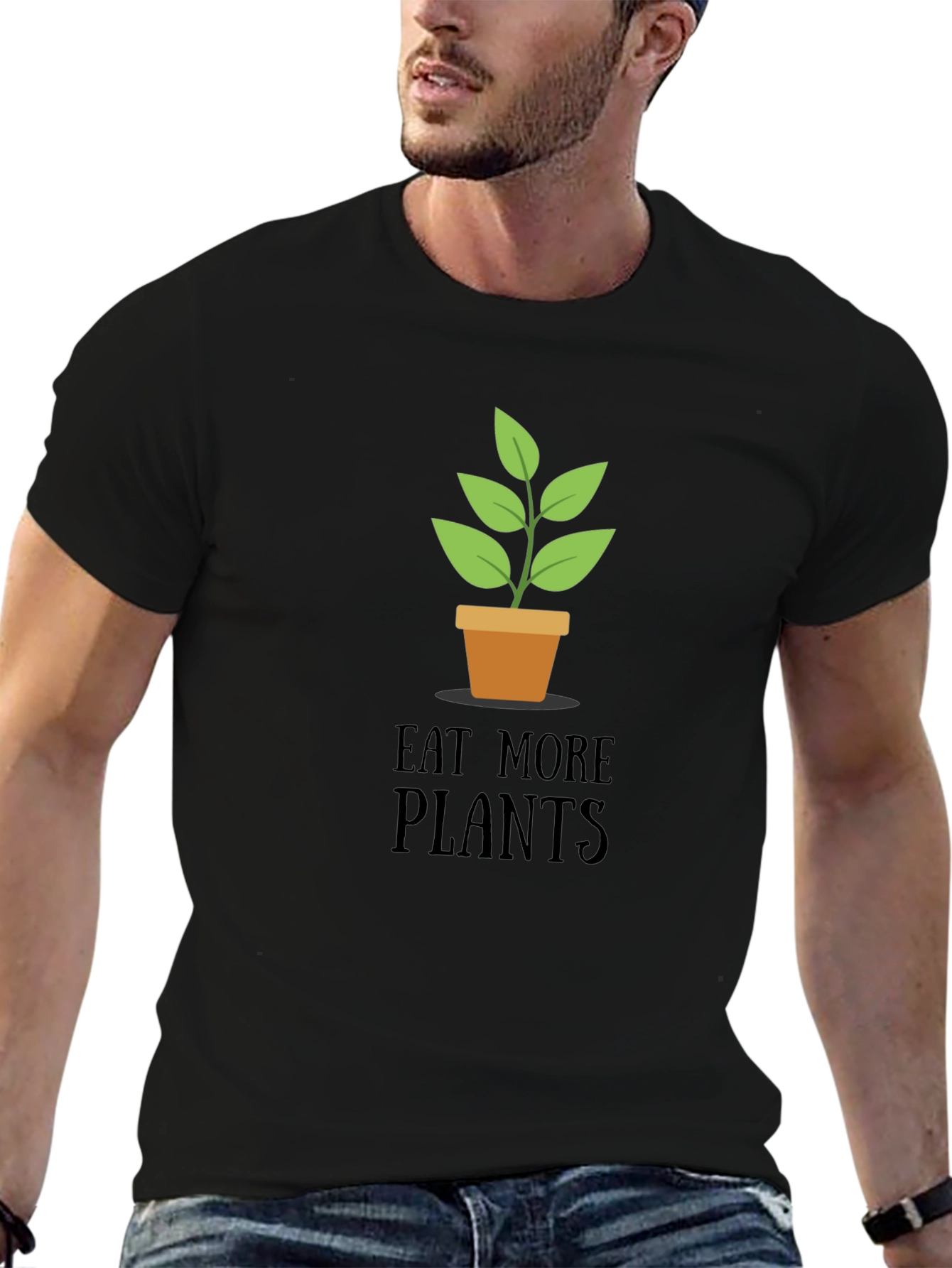 Eat More Plants T-Shirt - Vegan Friendly Tee