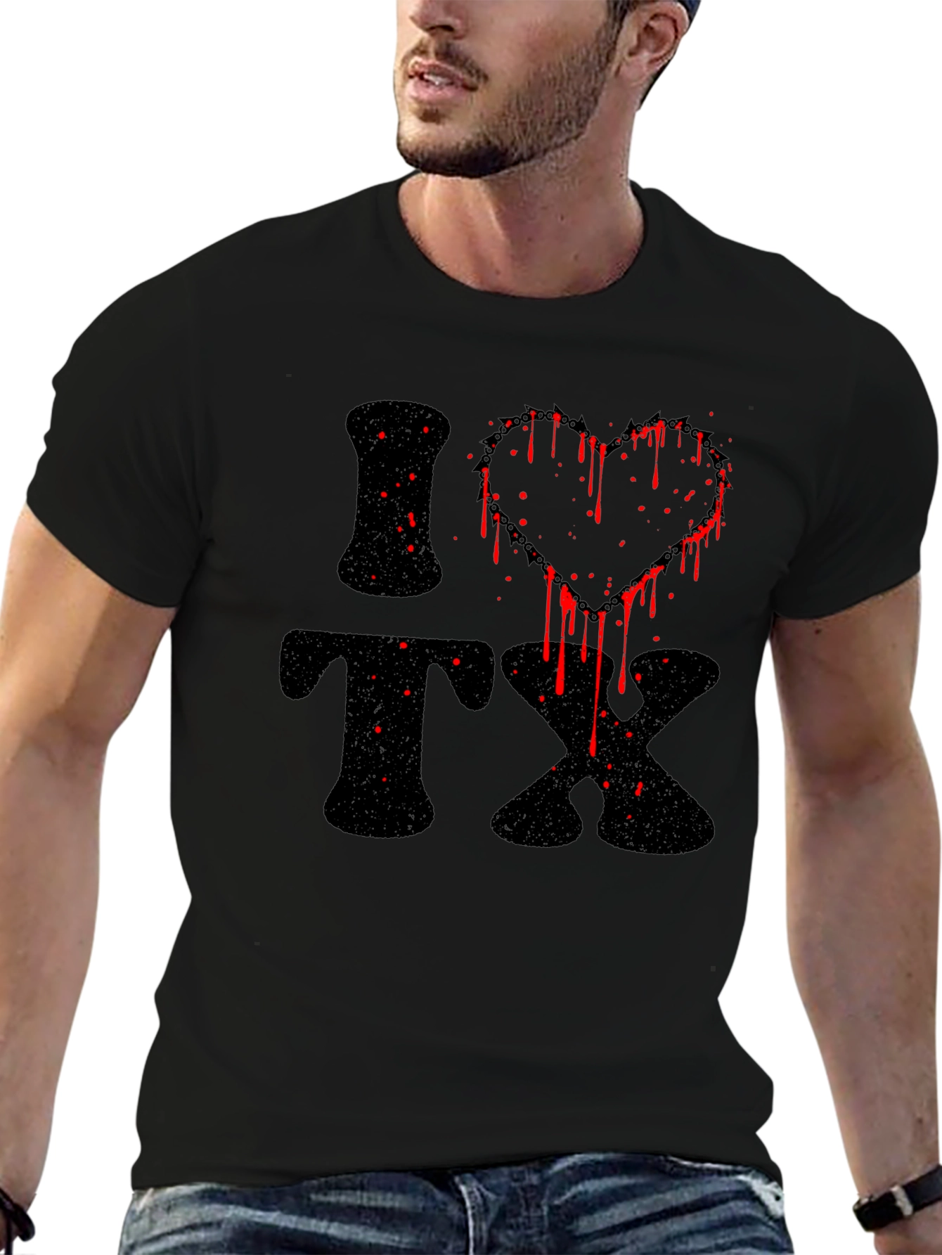 I Heart Texas Horror T-Shirt