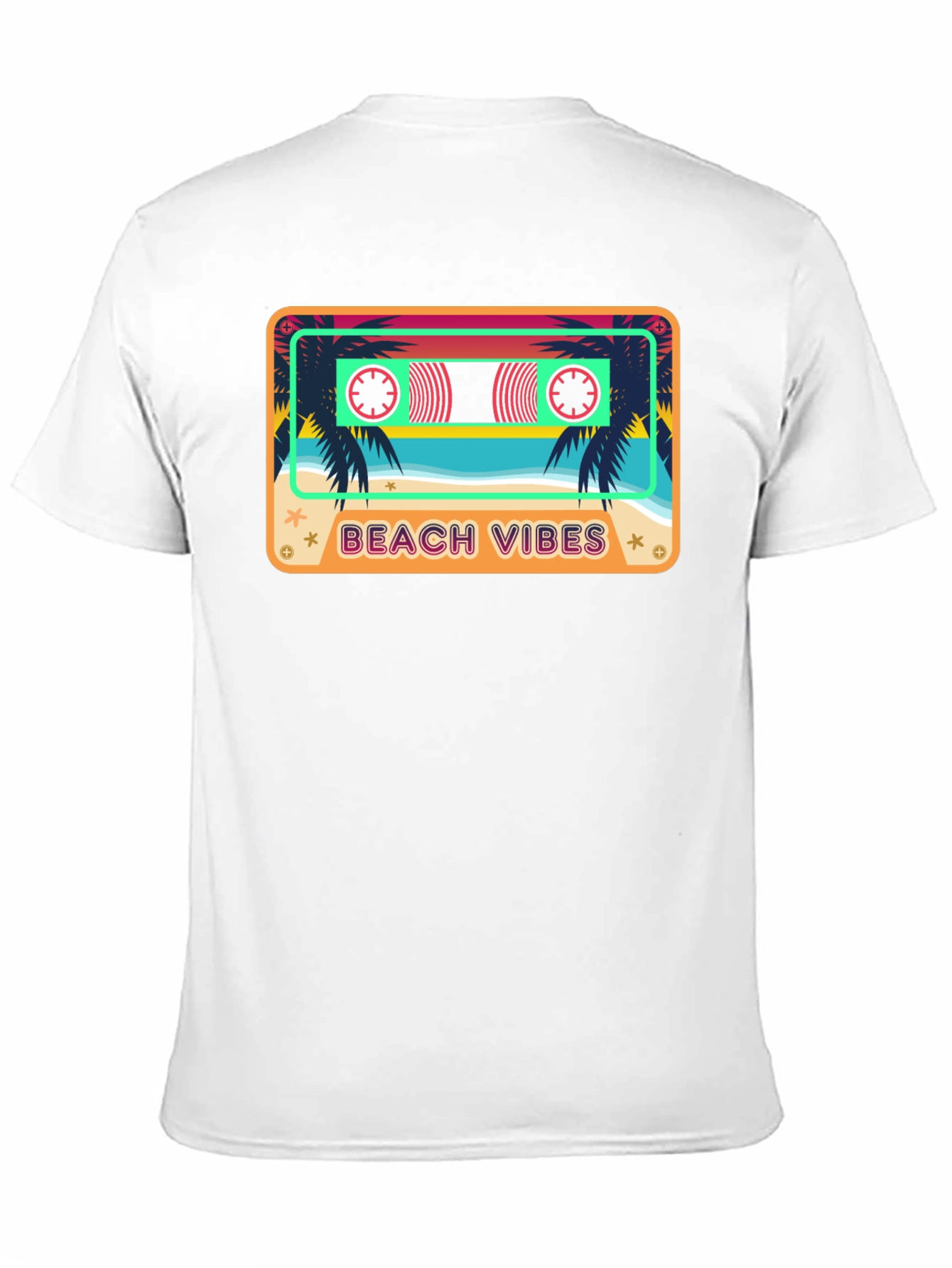 Beach Vibes Cassette Tape T-Shirt