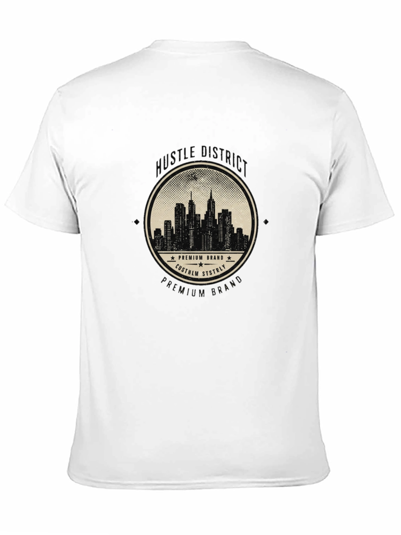 Urban Skyline Premium Brand Black T-Shirt