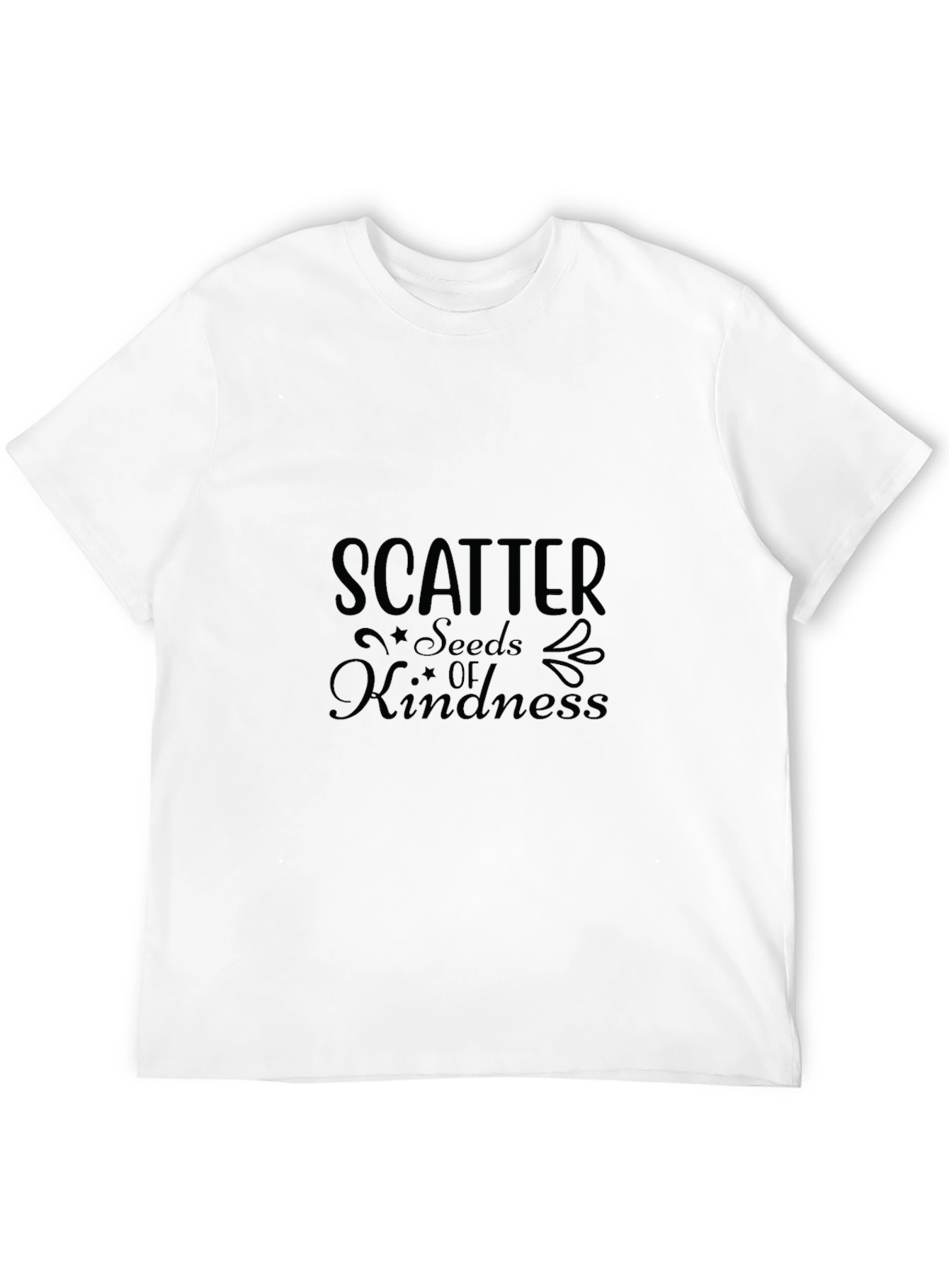 Scatter Seeds of Kindness T-Shirt - Black