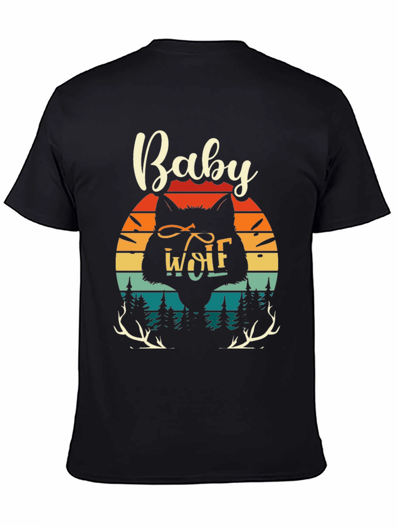 Baby Wolf Graphic Tee - Nature Inspired Design