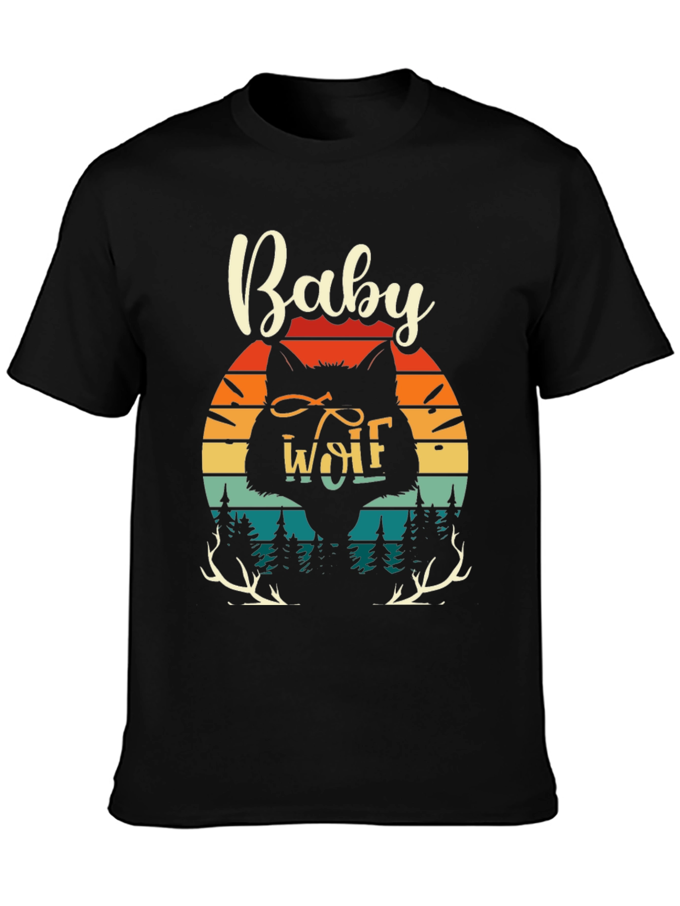 Baby Wolf Graphic Tee - Nature Inspired Design