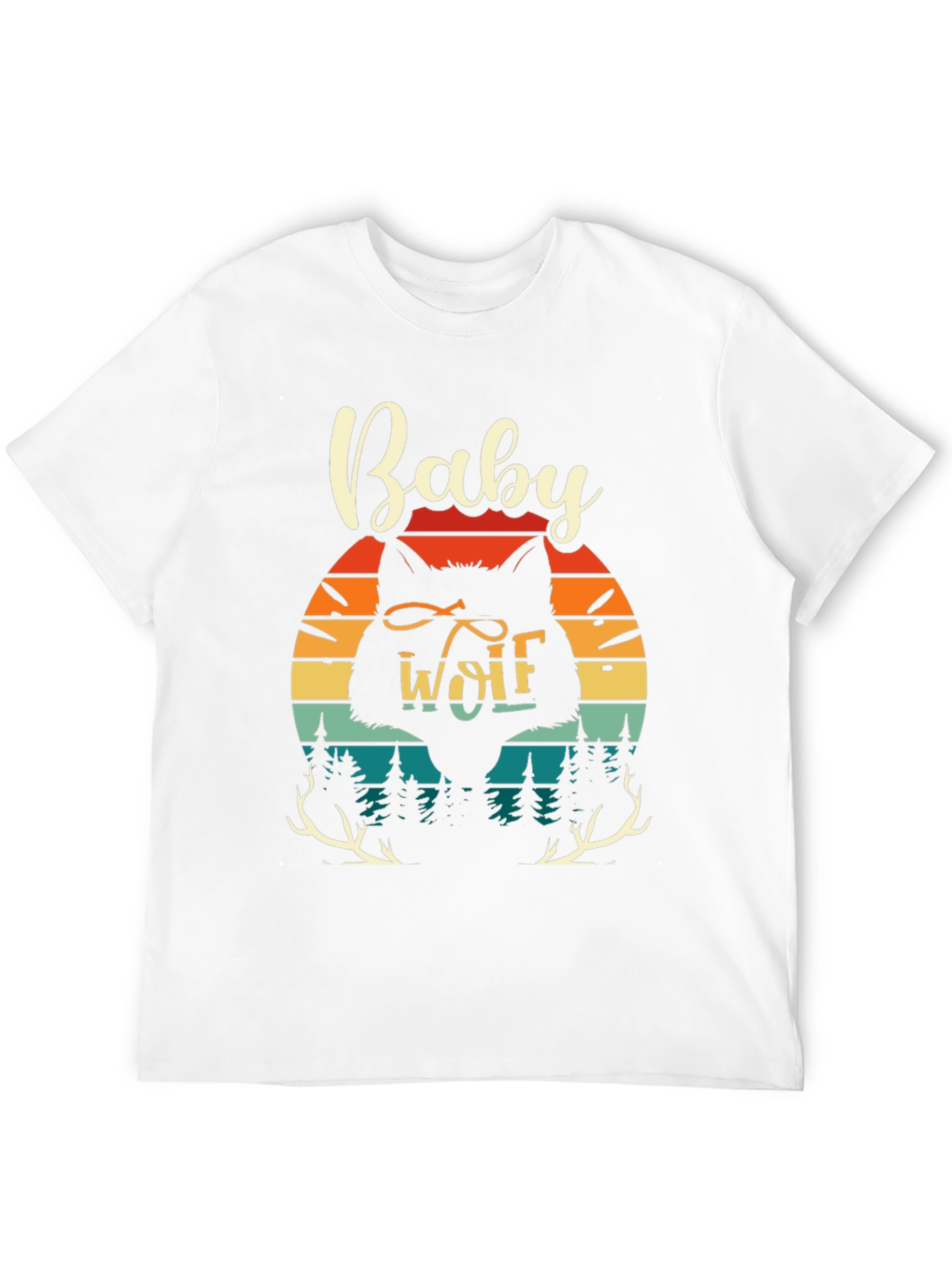 Baby Wolf Graphic Tee - Nature Inspired Design