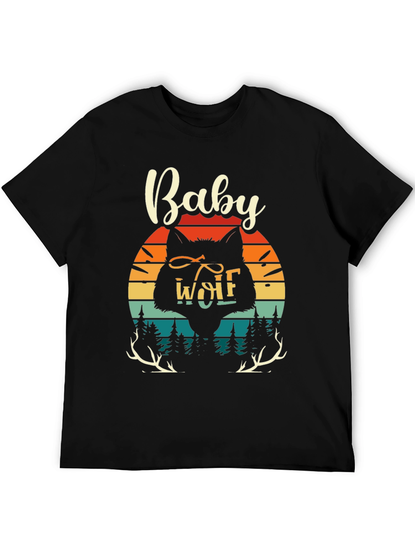 Baby Wolf Graphic Tee - Nature Inspired Design