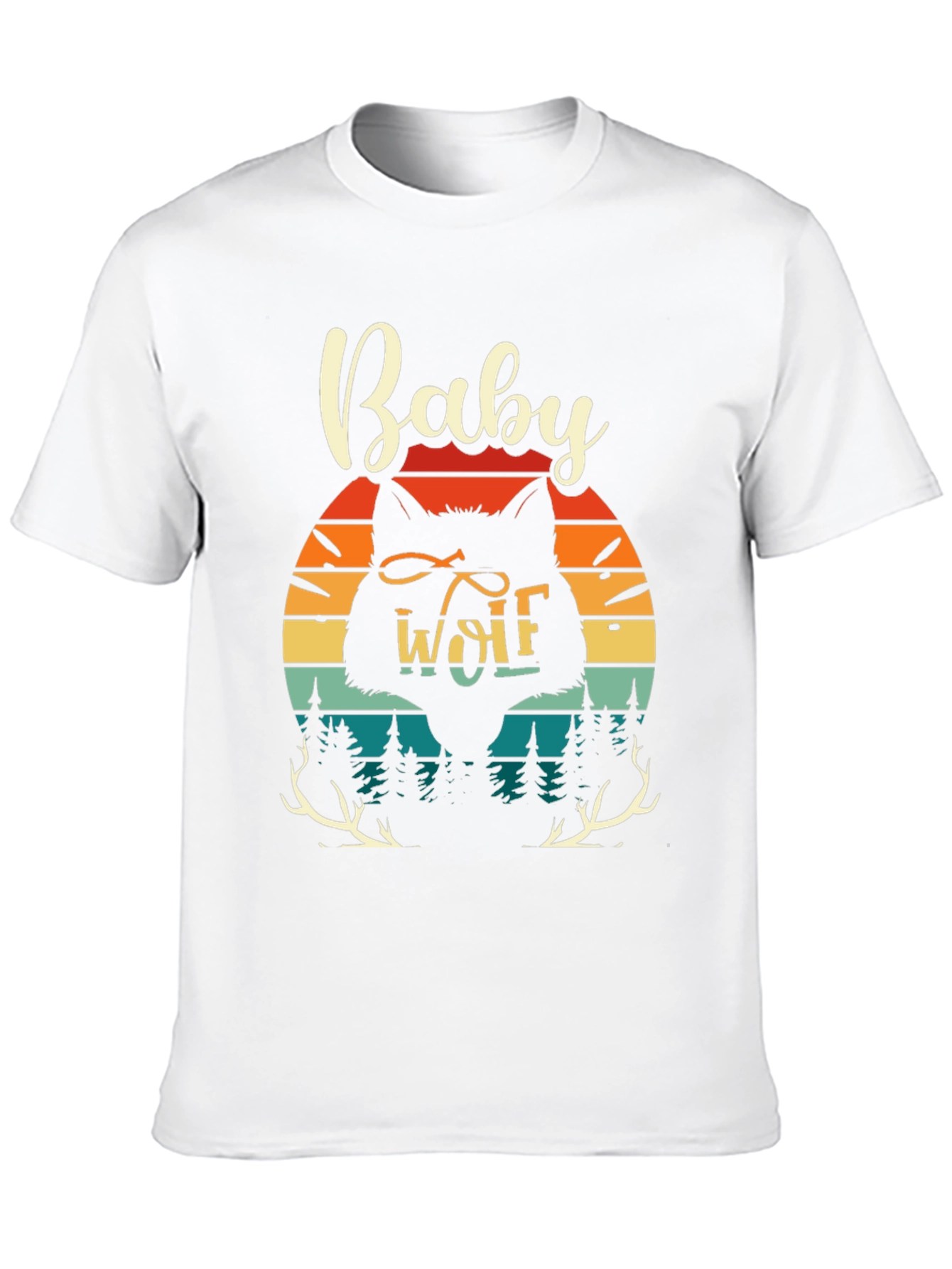 Baby Wolf Graphic Tee - Nature Inspired Design