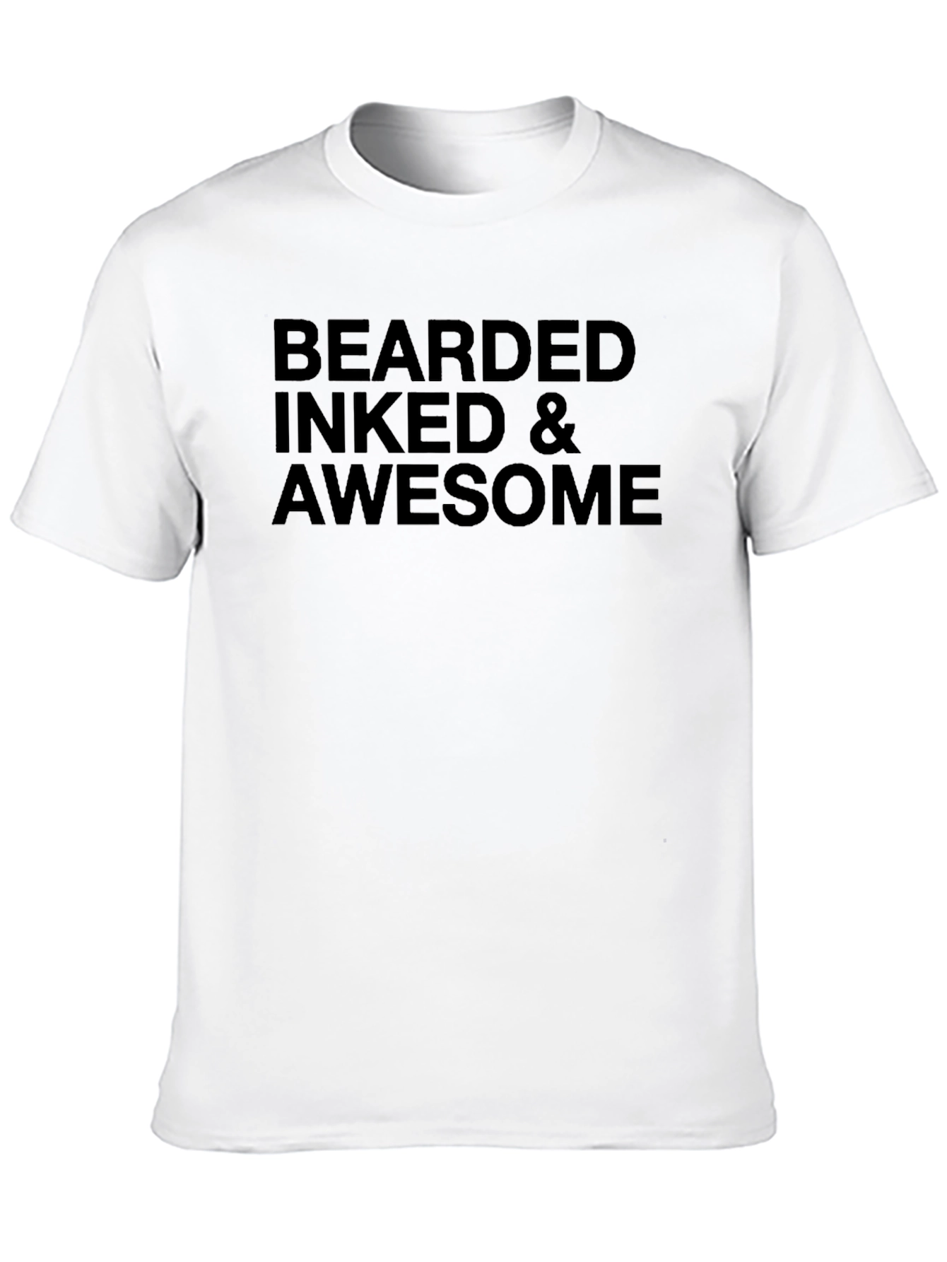 Bearded Inked & Awesome Graphic Tee
