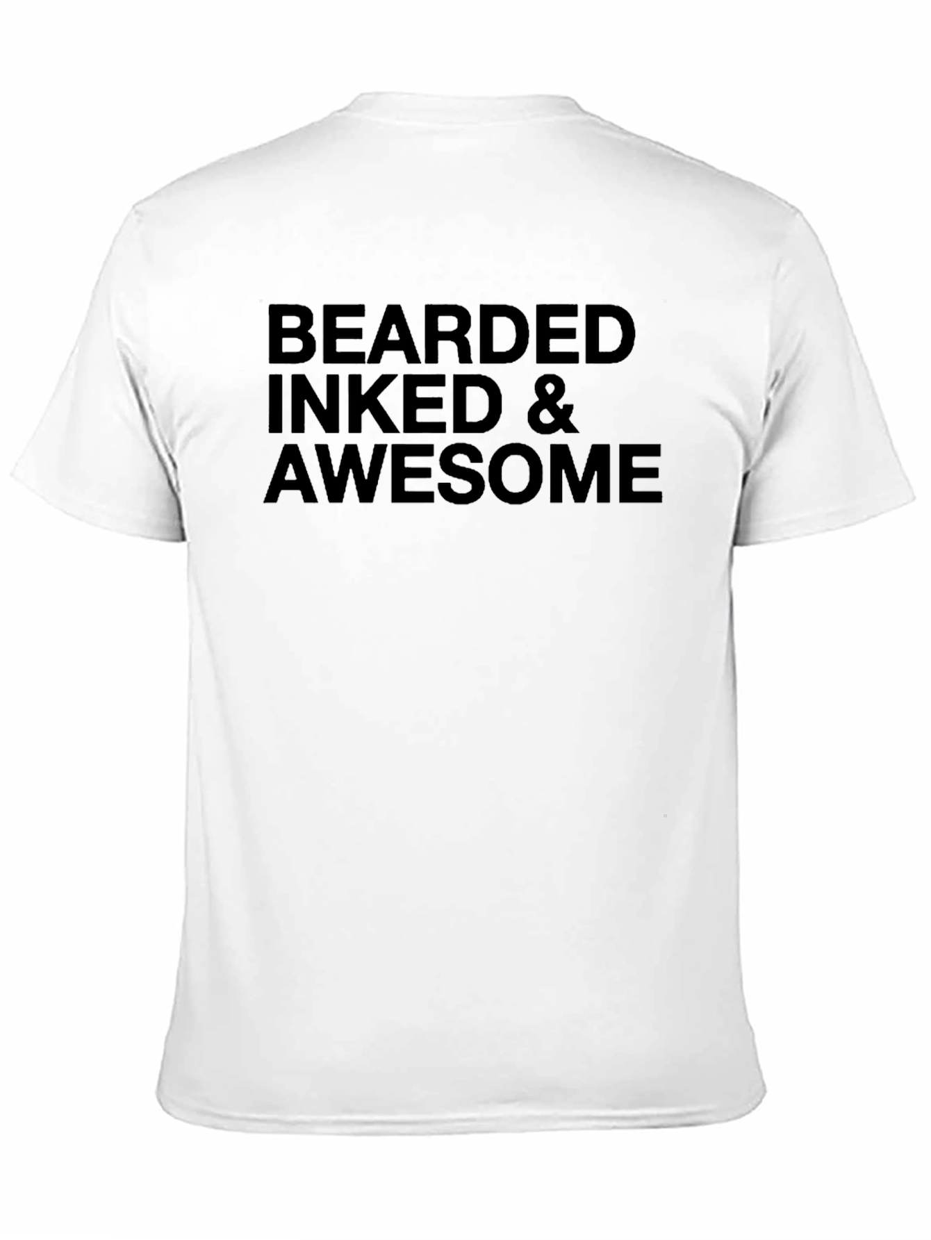 Bearded Inked & Awesome Graphic Tee