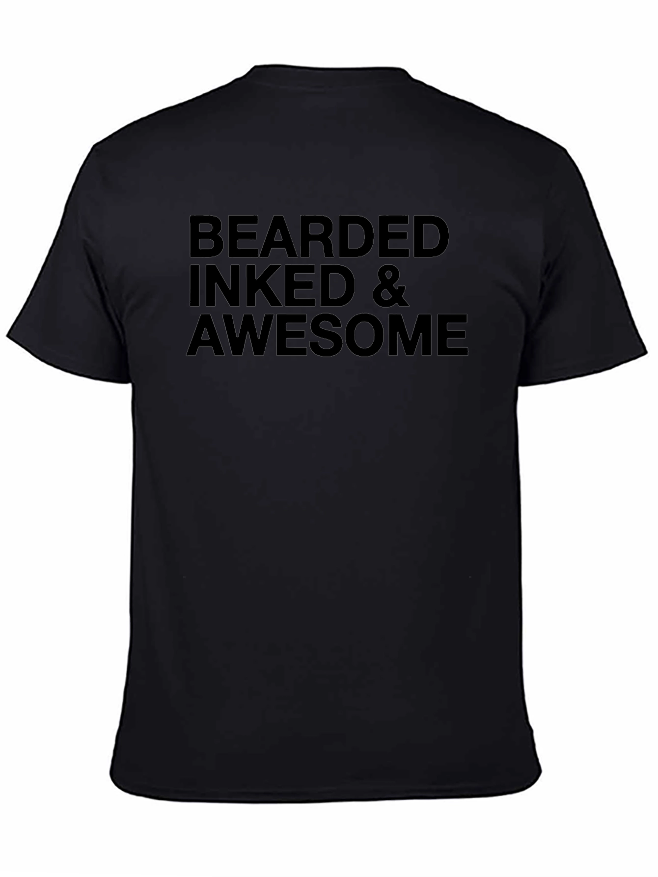 Bearded Inked & Awesome Graphic Tee