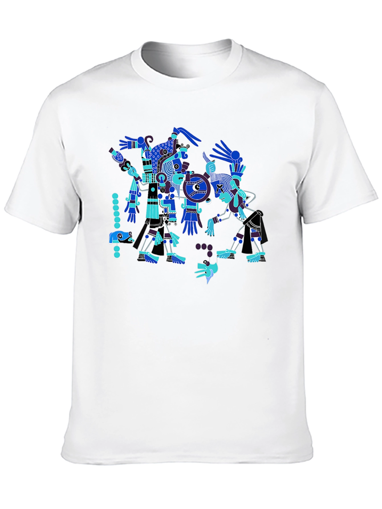Aztec Art T-Shirt - Black