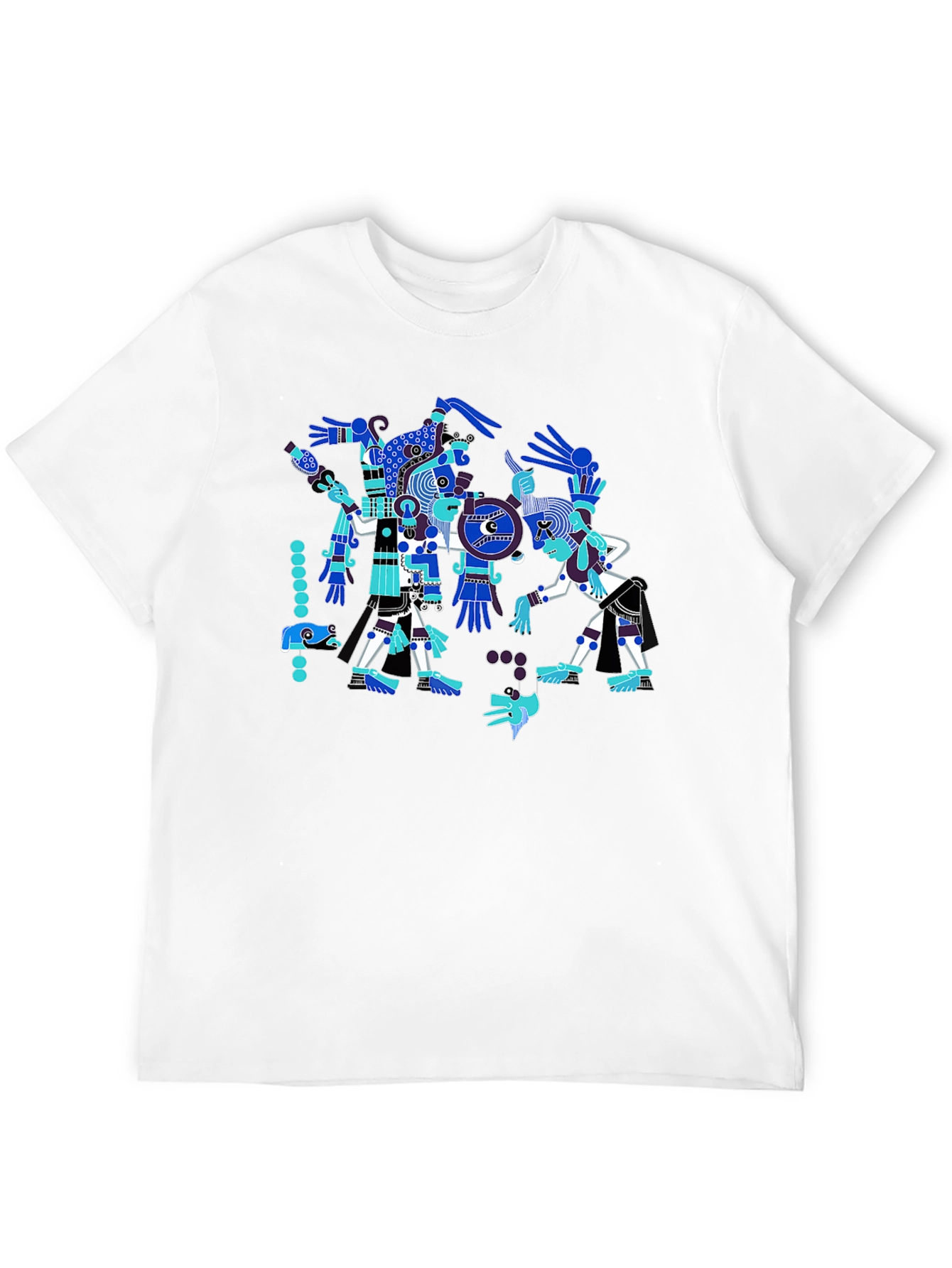 Aztec Art T-Shirt - Black