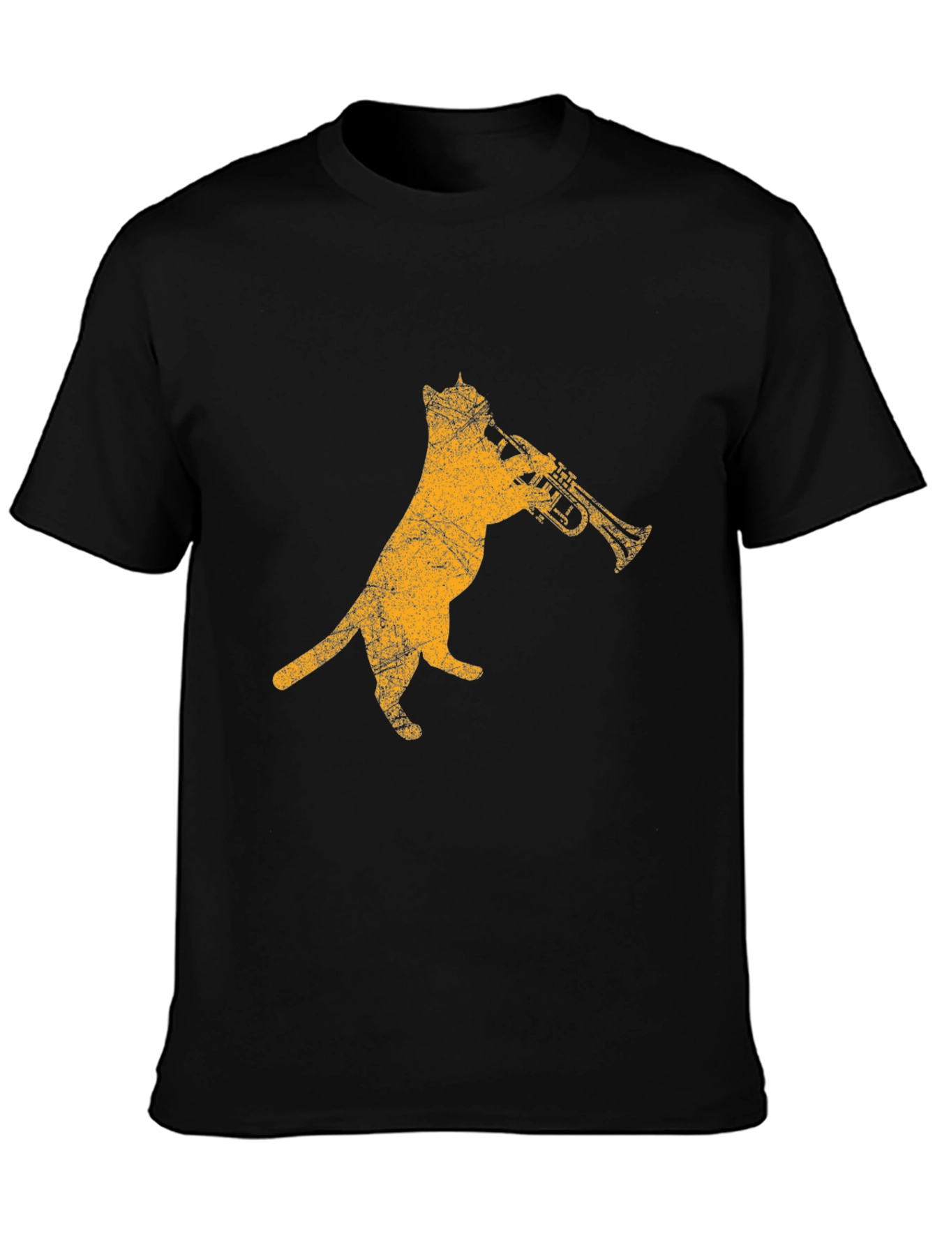 Cool Cat Trumpet Player T-Shirt