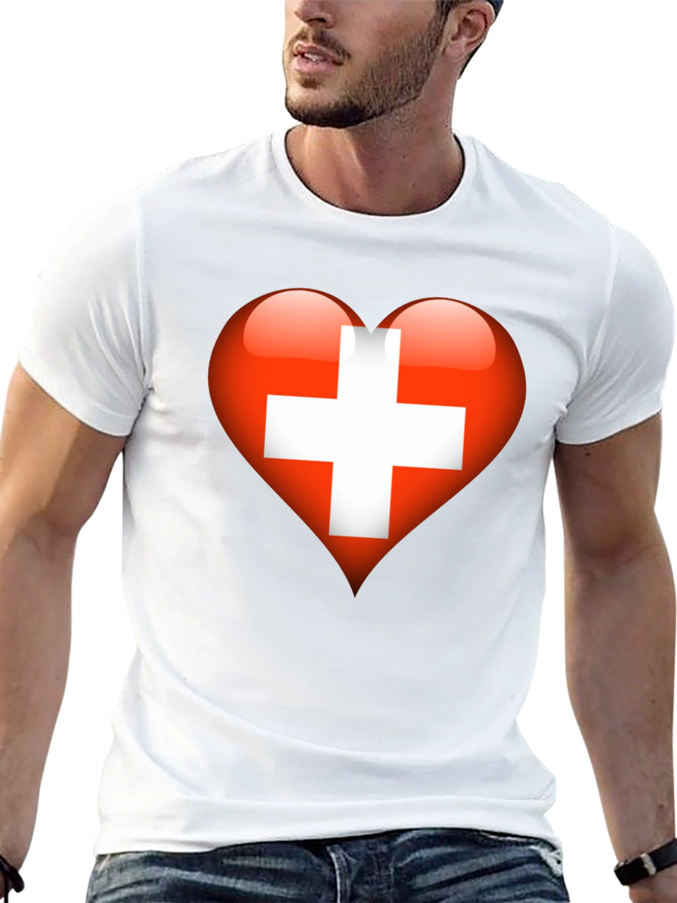 Swiss Heart T-Shirt - Show Your Love!