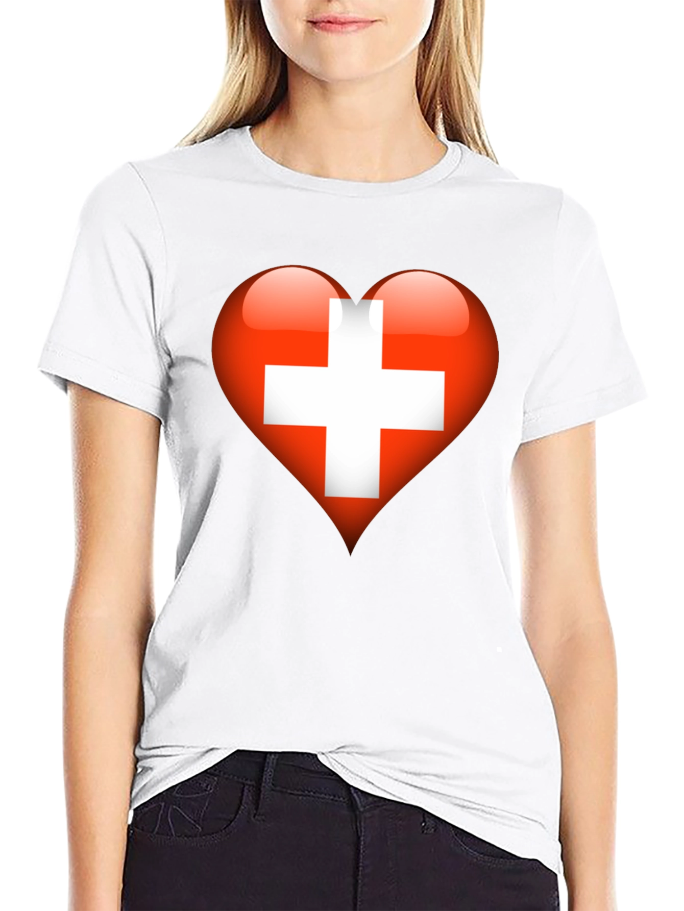 Swiss Heart T-Shirt - Show Your Love!