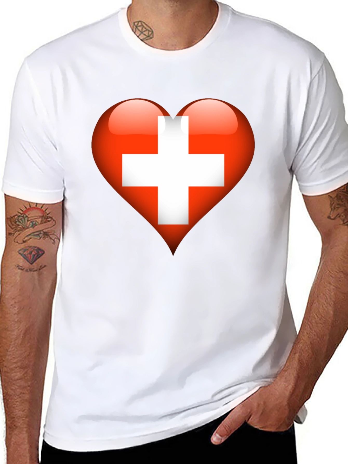 Swiss Heart T-Shirt - Show Your Love!