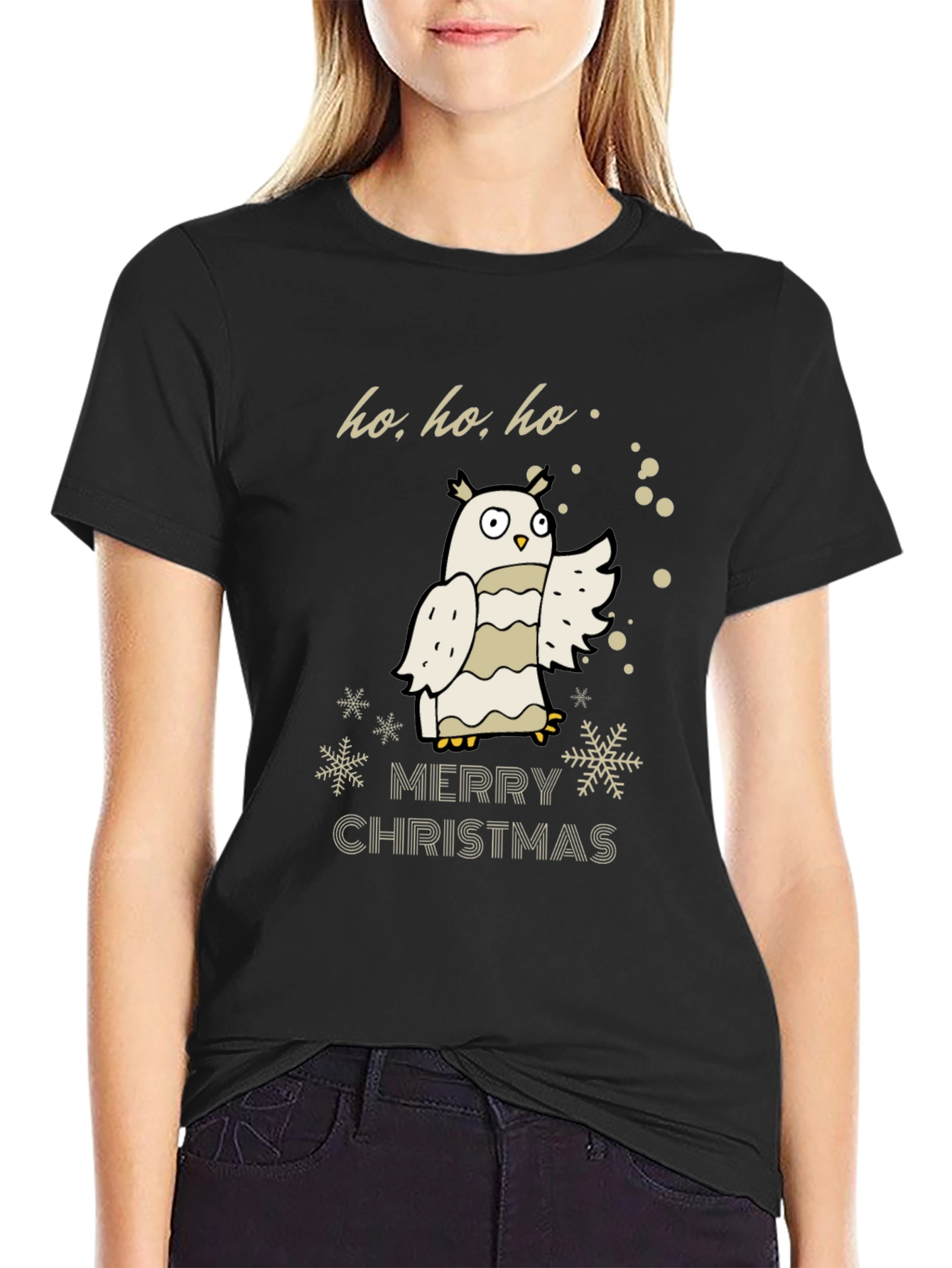 Merry Christmas Owl T-Shirt
