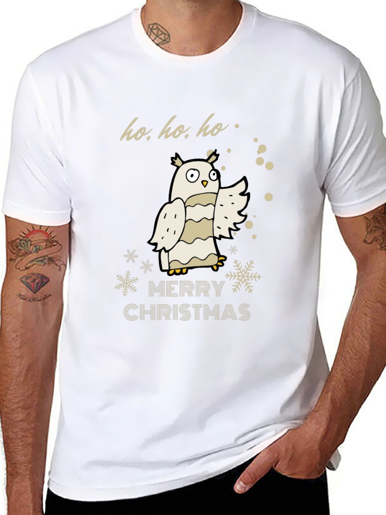 Merry Christmas Owl T-Shirt